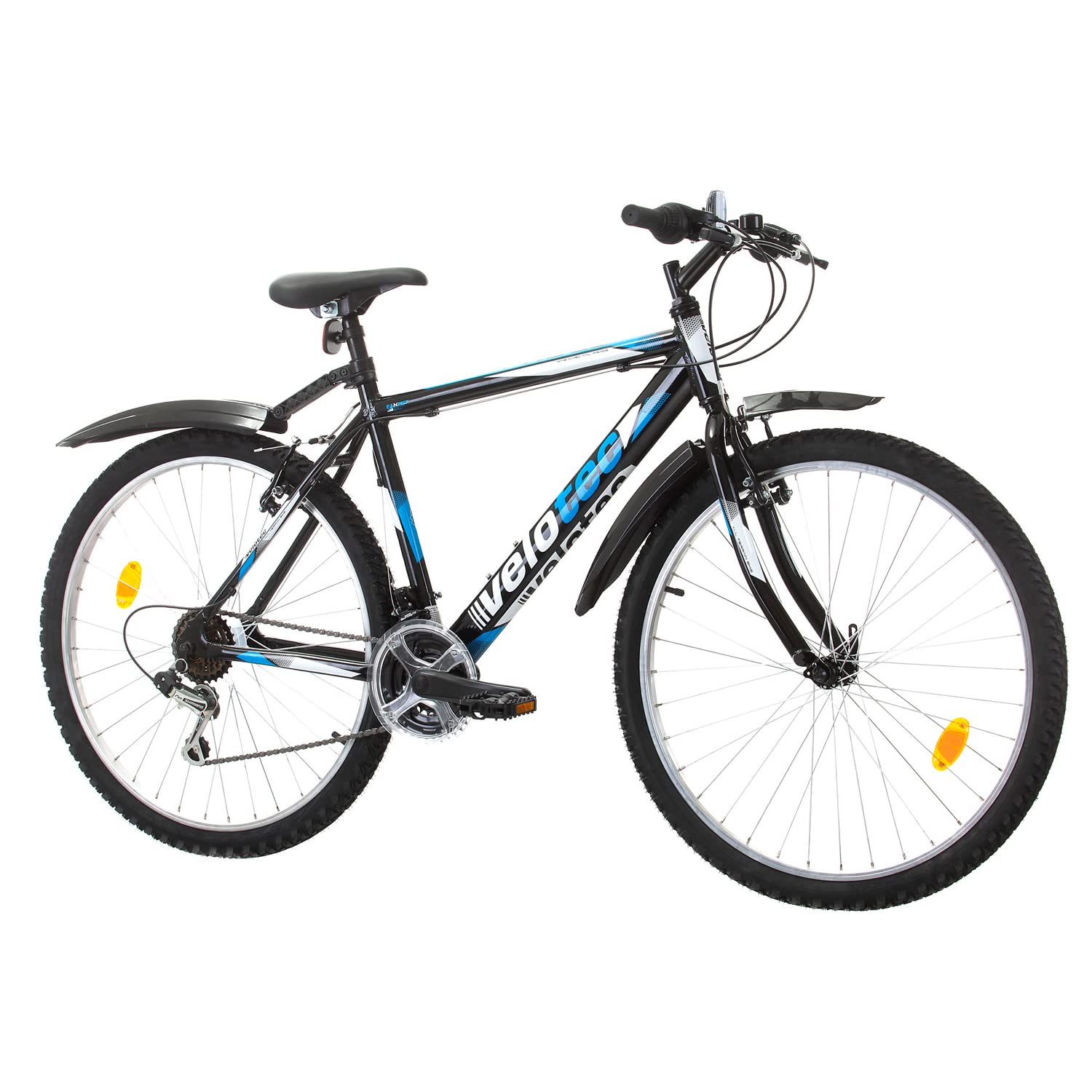 VTT Multimarque Velotec PRO en aluminium 26/27,5/29 pouces, freins V-Brake, unisexe, convient pour 155–190 cm