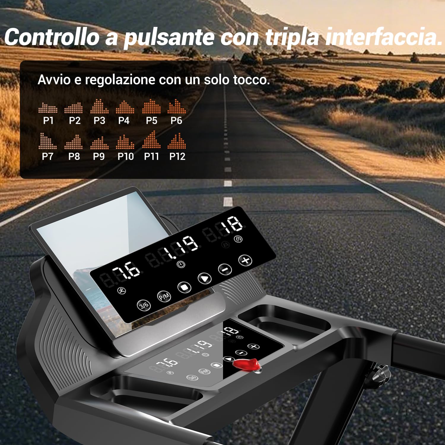 LONTEK Tapis Roulant Salvaspazio con Inclinazione 15%, Tapis Roulant Elettrico 12KM/H, Tapirulan Pieghevole da Casa con Motore da 3.0 HP e Display LED, Carico Massimo 136KG