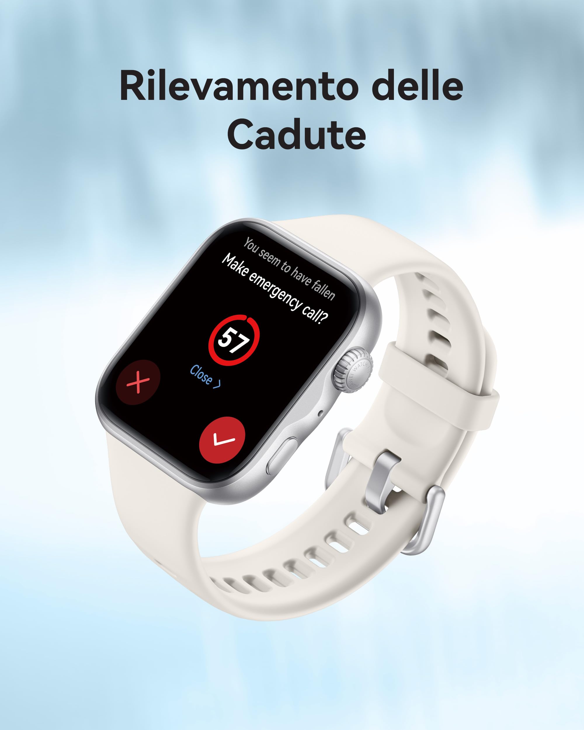 HUAWEI WATCH FIT 5 Smartwatch, Schermo AMOLED HD da 1,82", Design Raffinato, Pagamento NFC, Rilevamento Cadute, Batteria a lunga durata, Monitoraggio della salute, 5 ATM, Android & iOS, Nero