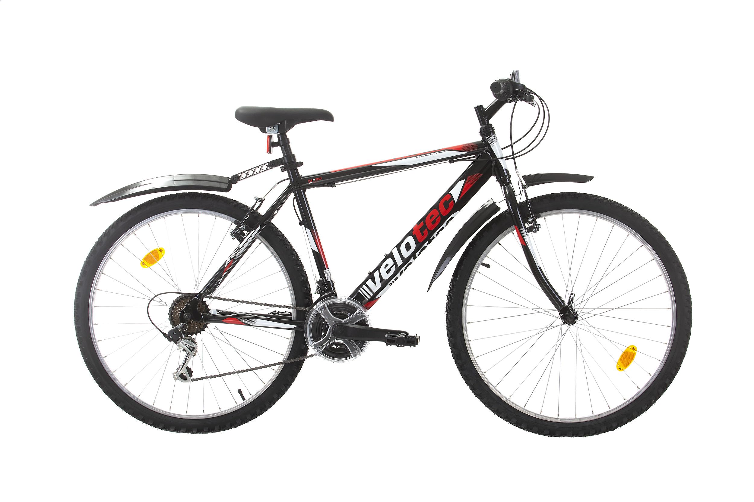 Multibrand Velotec PRO Mountain Bike in alluminio da 26/27.5/29 pollici, V-Brake, unisex, adatta per 155–190 cm