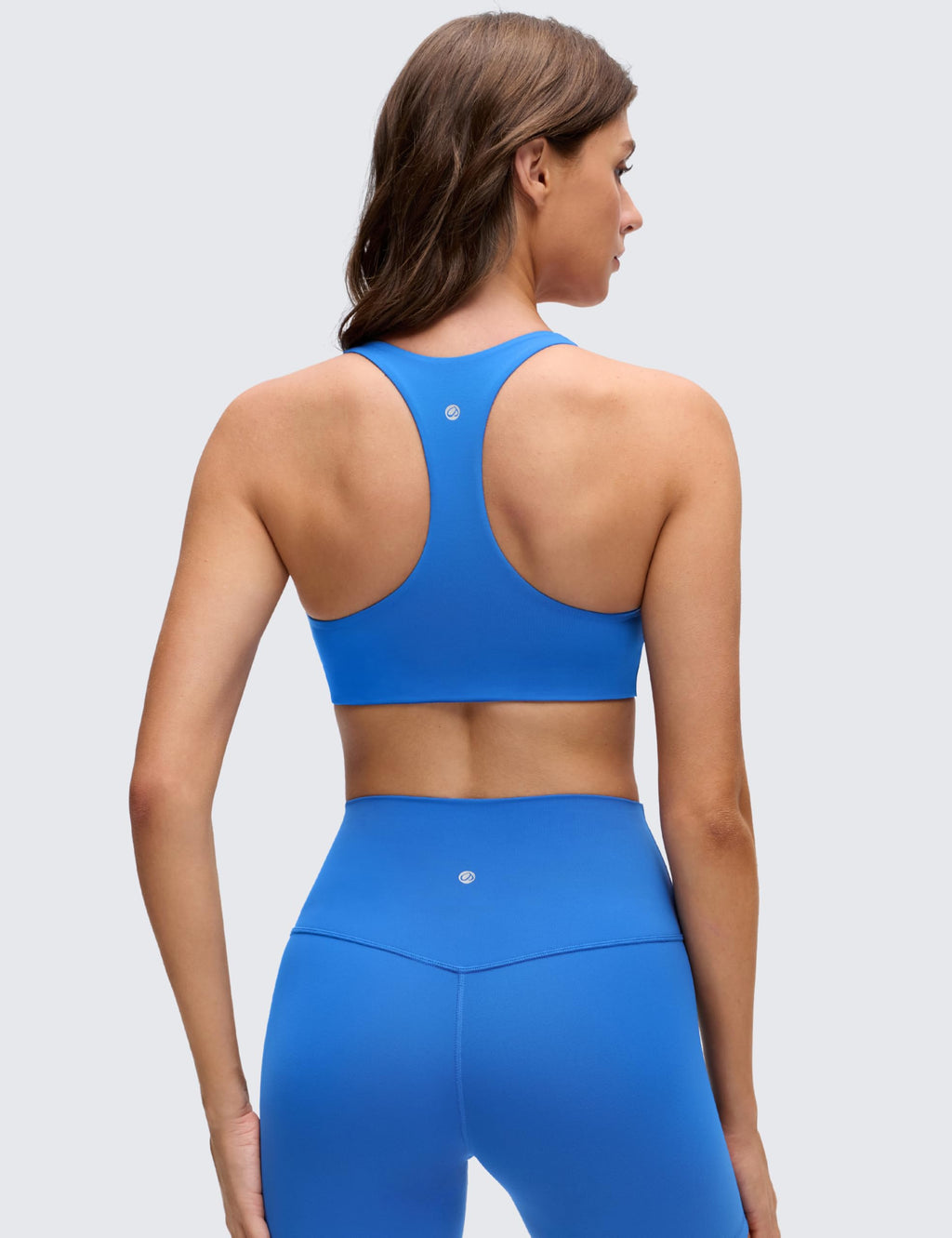 CRZ YOGA Butterluxe Donna V Collo Sportivo Reggiseni di Sostegno Racerback Imbottito Yoga Top