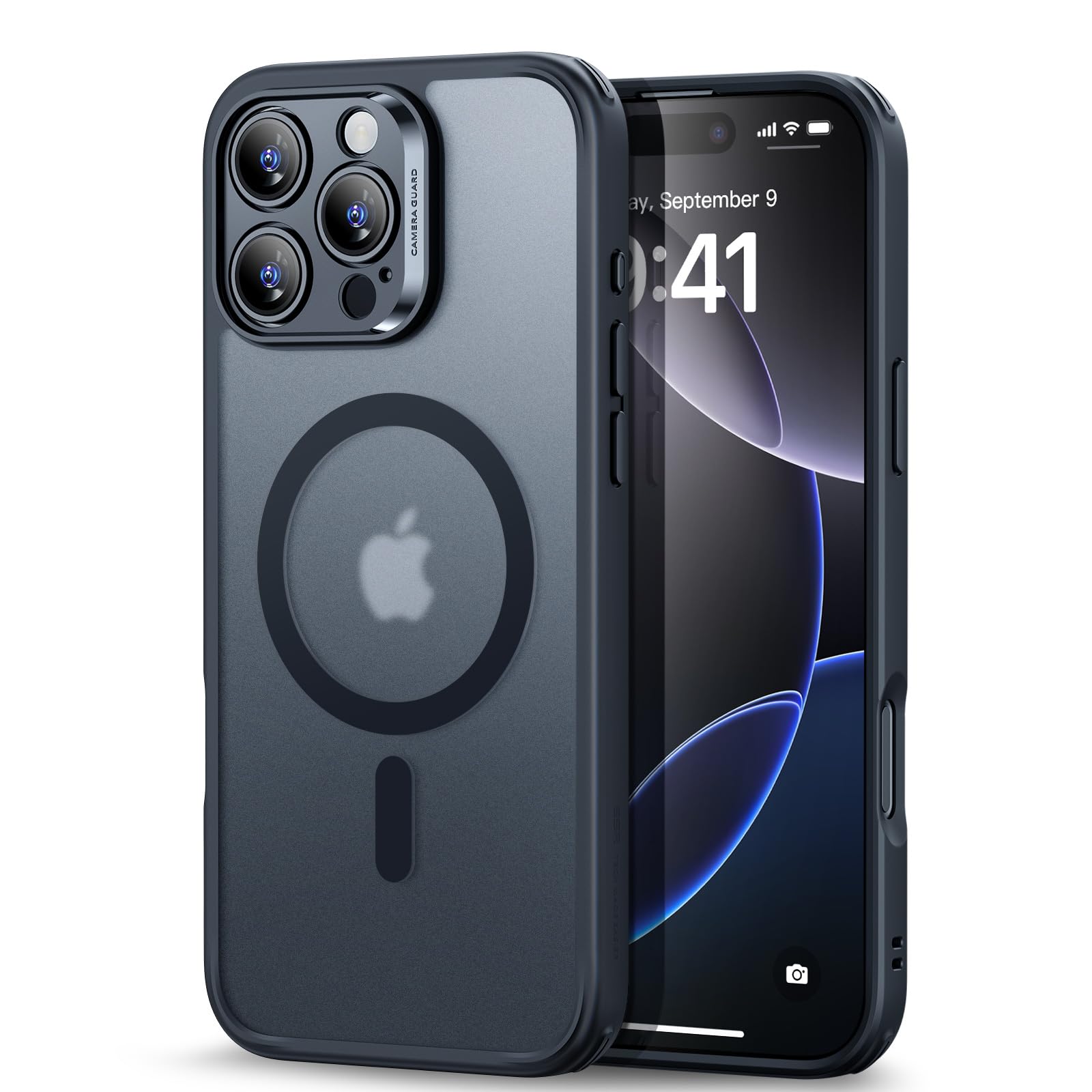 ESR Cover per iPhone 17 Pro Max, Custodia per controllo della fotocamera, Compatibile con MagSafe, Protezione antiurto di livello militare, Angoli Air Guard ammortizzanti, Trasparente