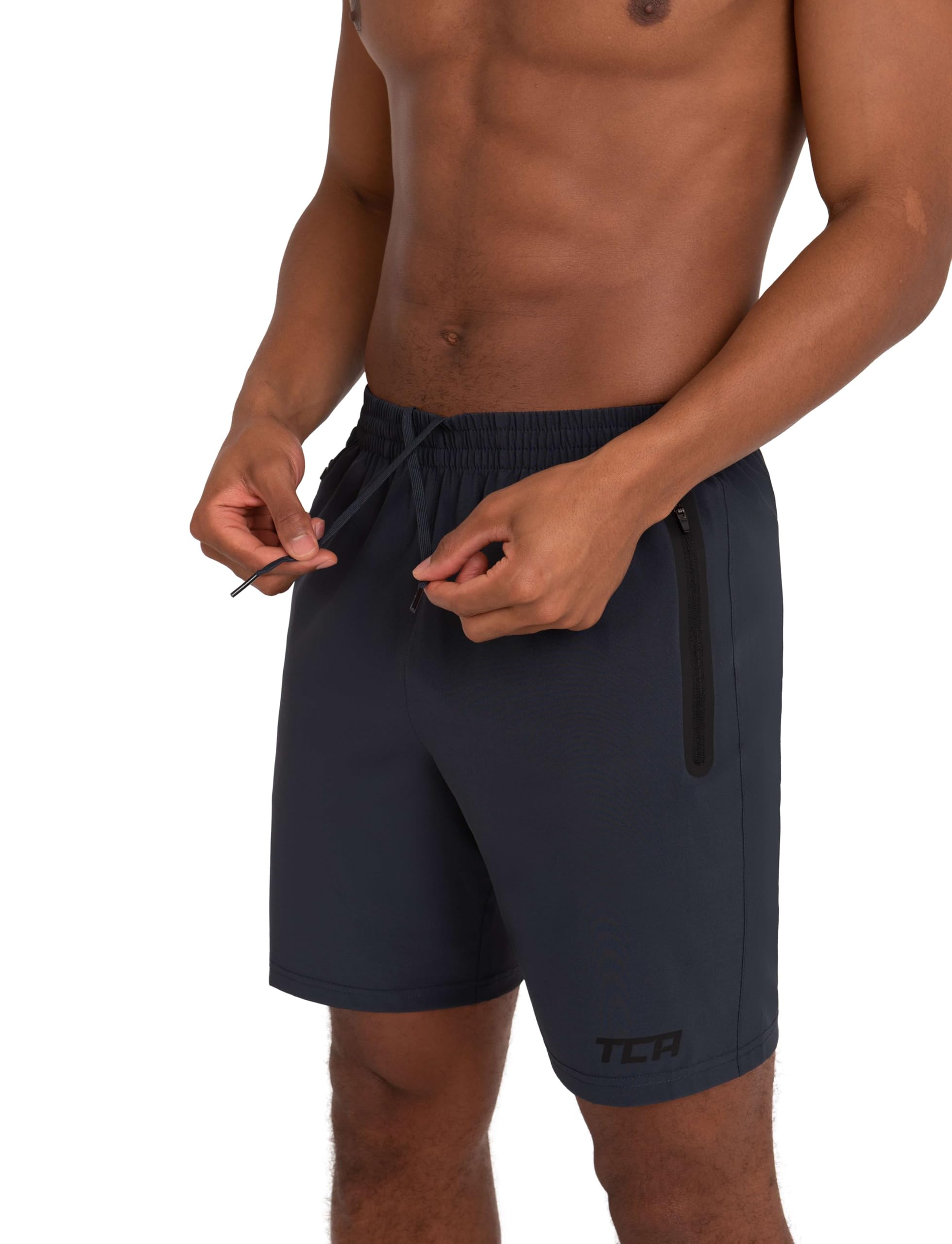 TCA Elite Tech Pantaloncini Palestra Uomo con Tasche Laterali - Pantaloncini Running Uomo - Pantaloni Corti Sportivi da Corsa e Allenamento - Abbigliamento Sportivo