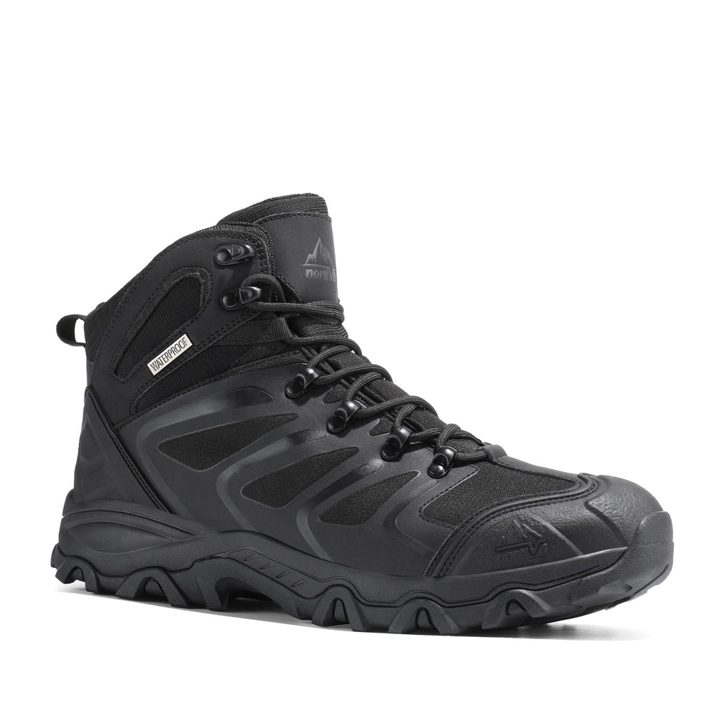 NORTIV 8 Stivali da Trekking da Uomo Escursionismo All'aria Aperta Scarpe da Trekking Scarponi Scarpe da Arrampicata Alpinismo Armadillo