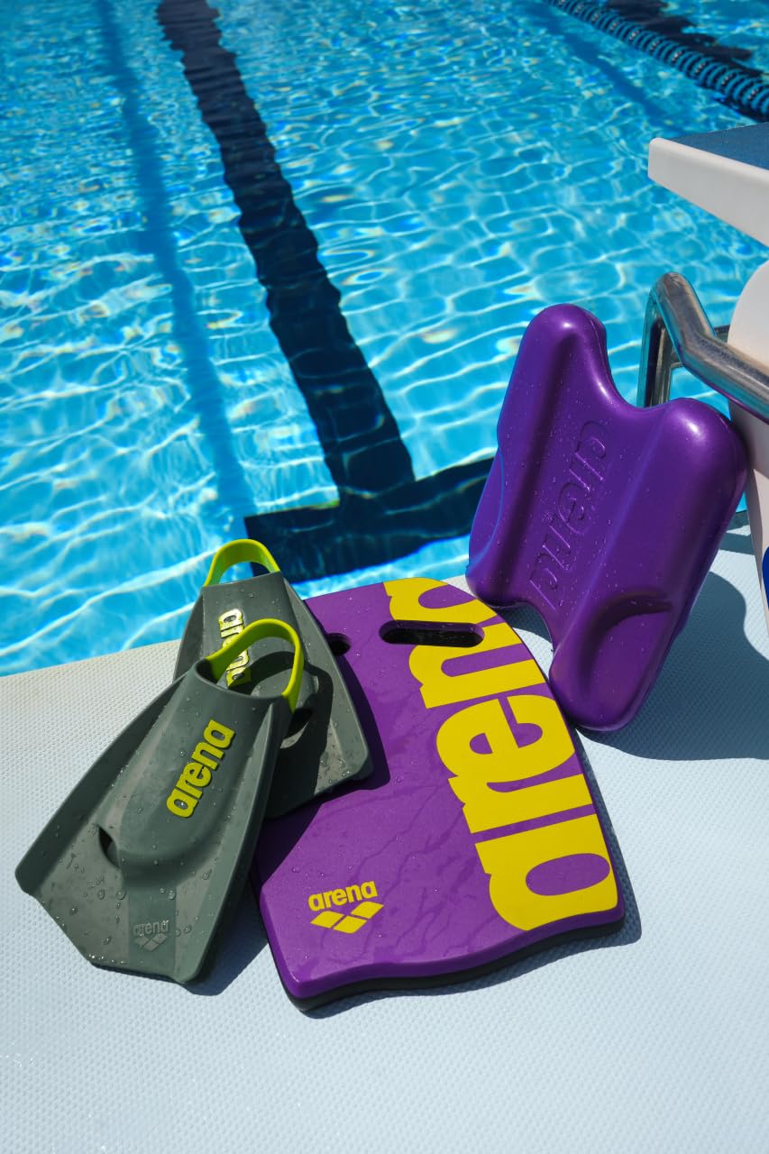 Arena Powerfin PRO II, Pinne Unisex per Adulti, in Silicone, a Lama Corta, Piede Destro/Sinistro Personalizzabile, Misure: 36,5-47,5