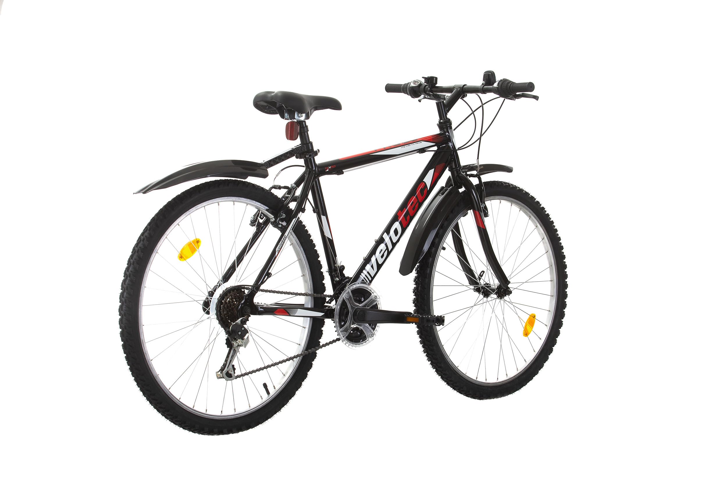 VTT Multimarque Velotec PRO en aluminium 26/27,5/29 pouces, freins V-Brake, unisexe, convient pour 155–190 cm