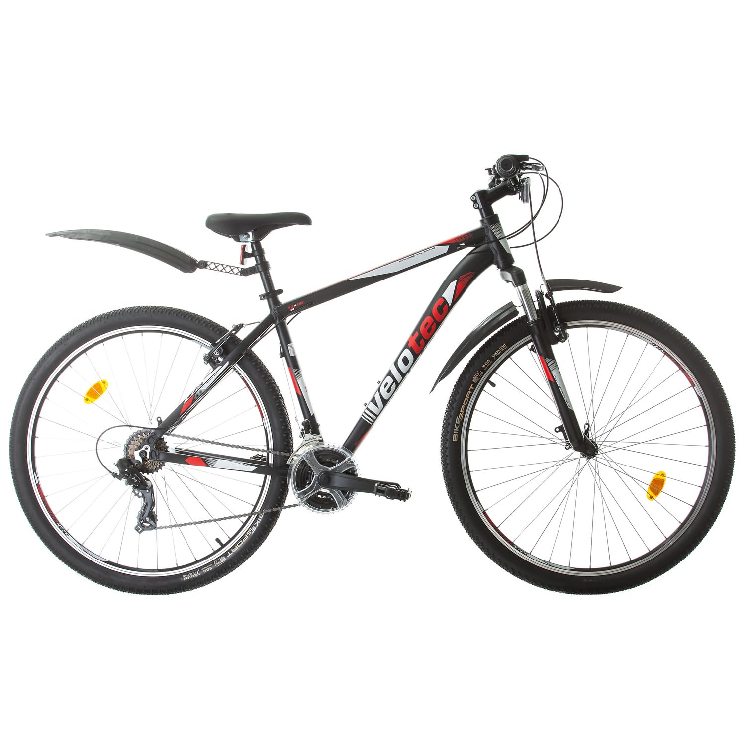 Multibrand Velotec PRO Mountain Bike in alluminio da 26/27.5/29 pollici, V-Brake, unisex, adatta per 155–190 cm