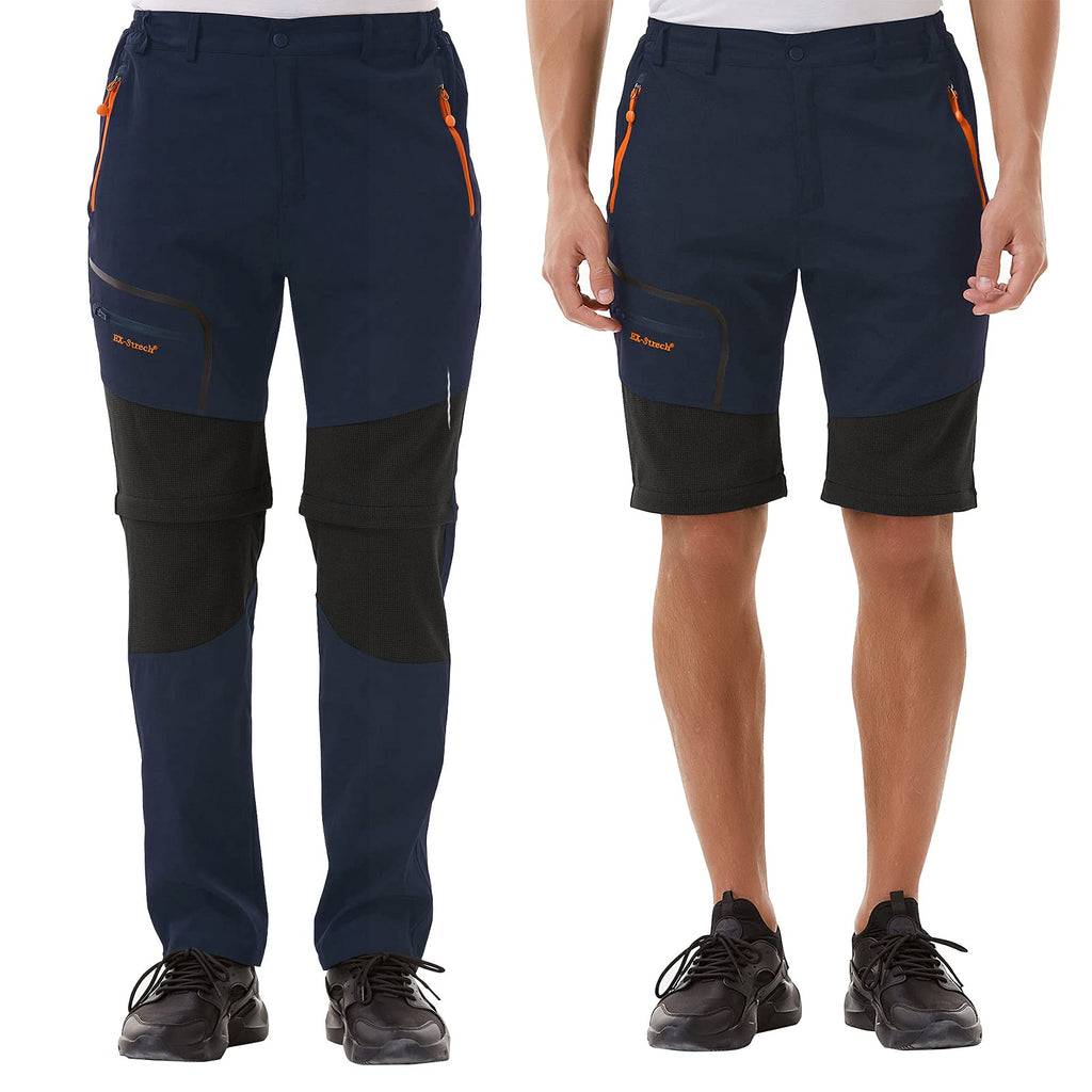 Zoerea Pantaloni Trekking Uomo Asciugare Rapidamente Traspiranti Convertibile Pantaloncini Primavera Estate Sottile All'aperto Alpinismo Escursionismo Calzoni