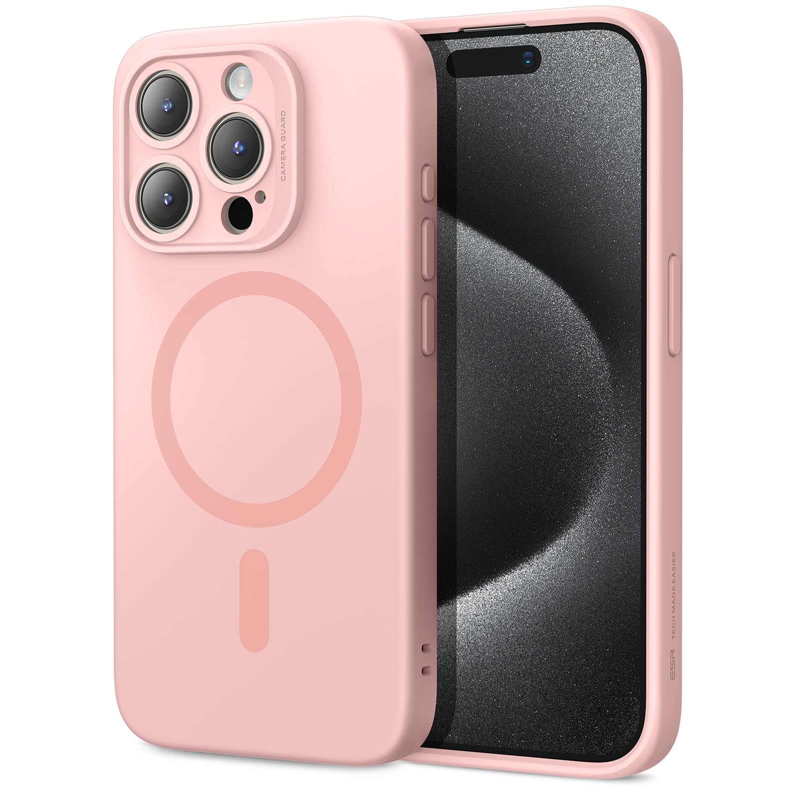 ESR Cover per iPhone 17 Pro Max, Custodia per controllo della fotocamera, Compatibile con MagSafe, Protezione antiurto di livello militare, Angoli Air Guard ammortizzanti, Trasparente
