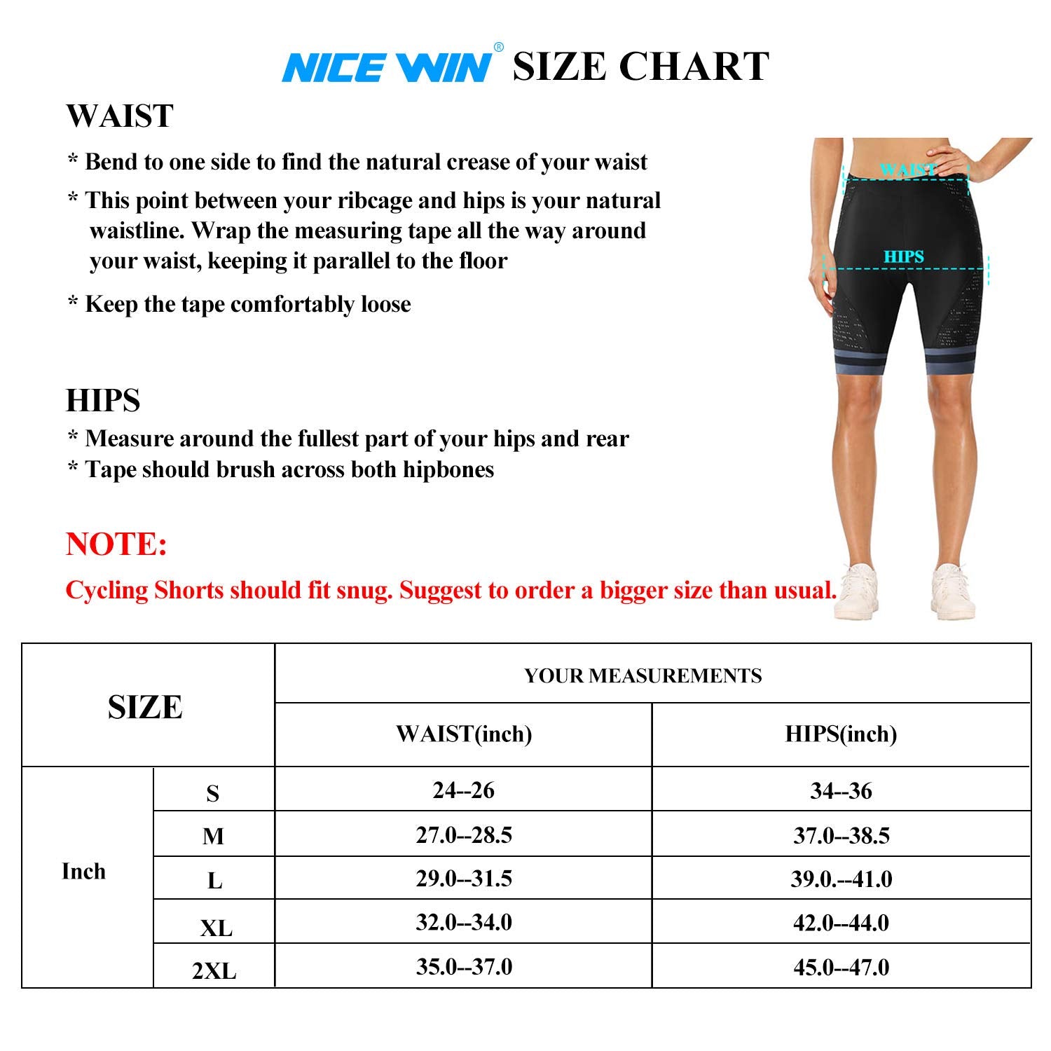 NICEWIN Pantaloncini da Ciclismo Donna Pantaloni Bici Sportivi 3D Gel Imbottiti Asciugatura Rapida per MTB Mutande Bicicletta