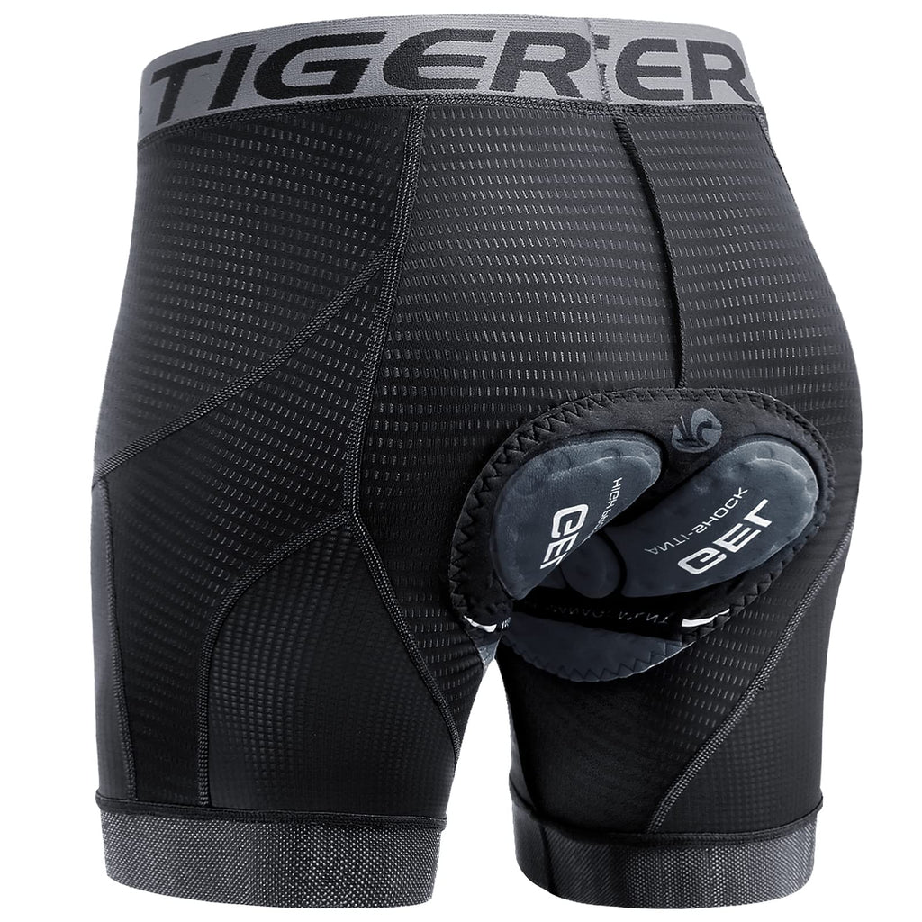 X-TIGER Cuissard cycliste homme avec rembourrage gel 5D respirant sous-vêtement caleçon de cyclisme pour vélo