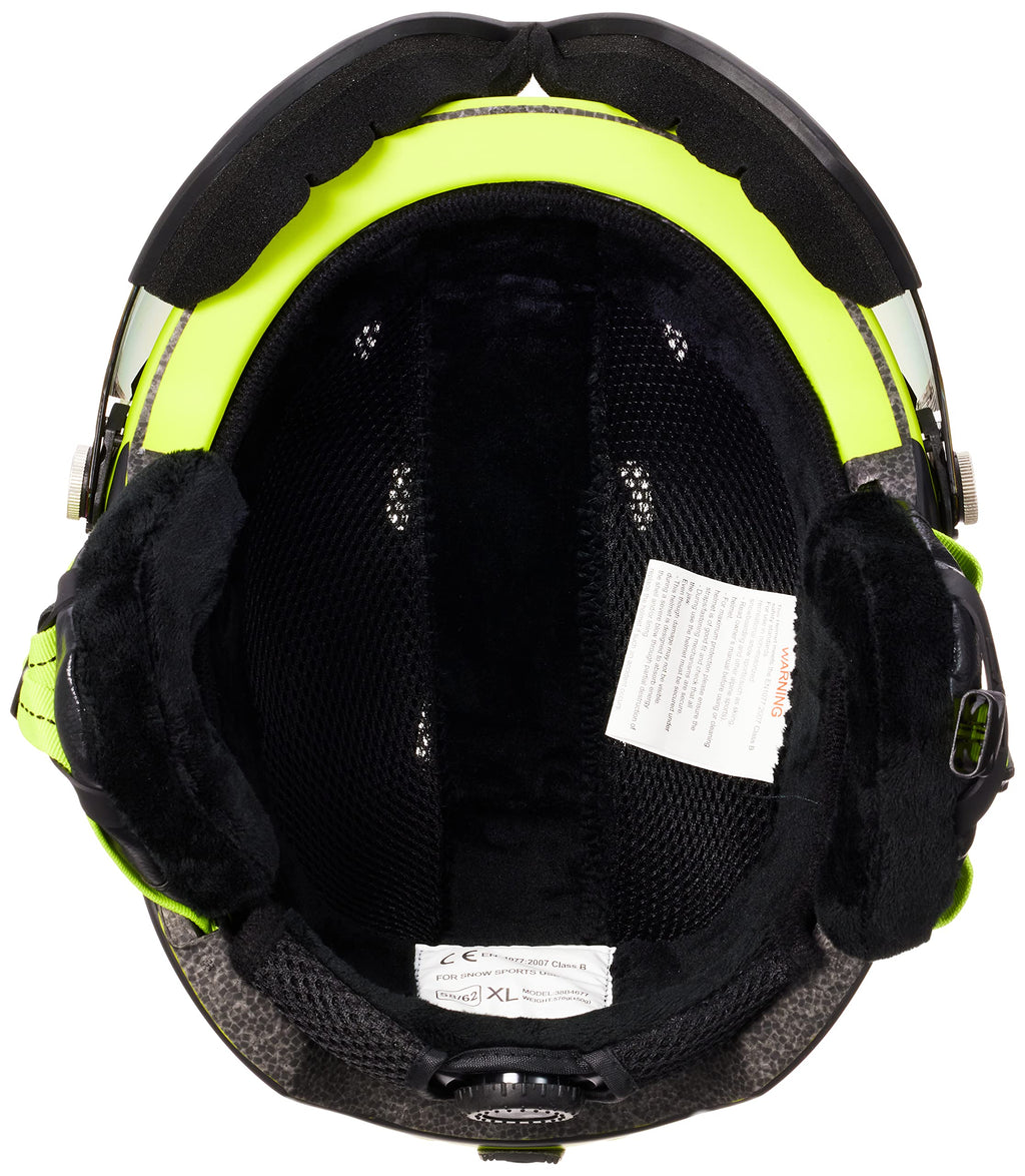 CMP Casco da sci Wa-2 con visiera, Unisex-Adulto, 38B4677