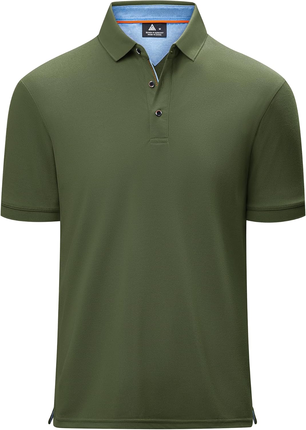 geeksport Polo Uomo Manica Corta Outdoor Casual ad Asciugatura Rapida Sportiva Traspirante Golf T-Shirt