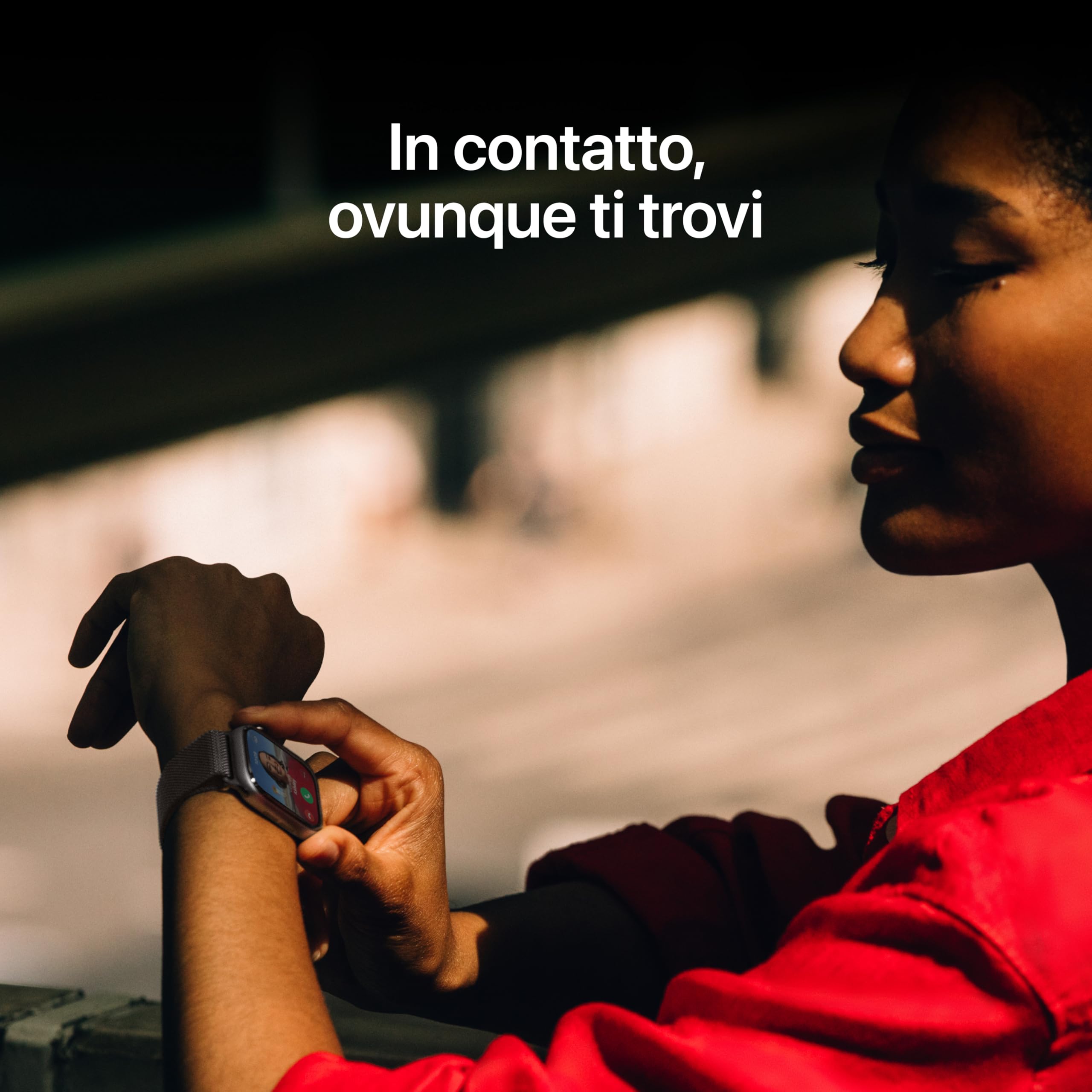 Apple Watch Series 11 GPS, Cassa 46 mm in alluminio Jet Black con Cinturino Sport nero - M/L