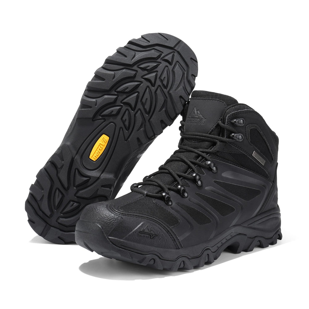 NORTIV 8 Stivali da Trekking da Uomo Escursionismo All'aria Aperta Scarpe da Trekking Scarponi Scarpe da Arrampicata Alpinismo Armadillo