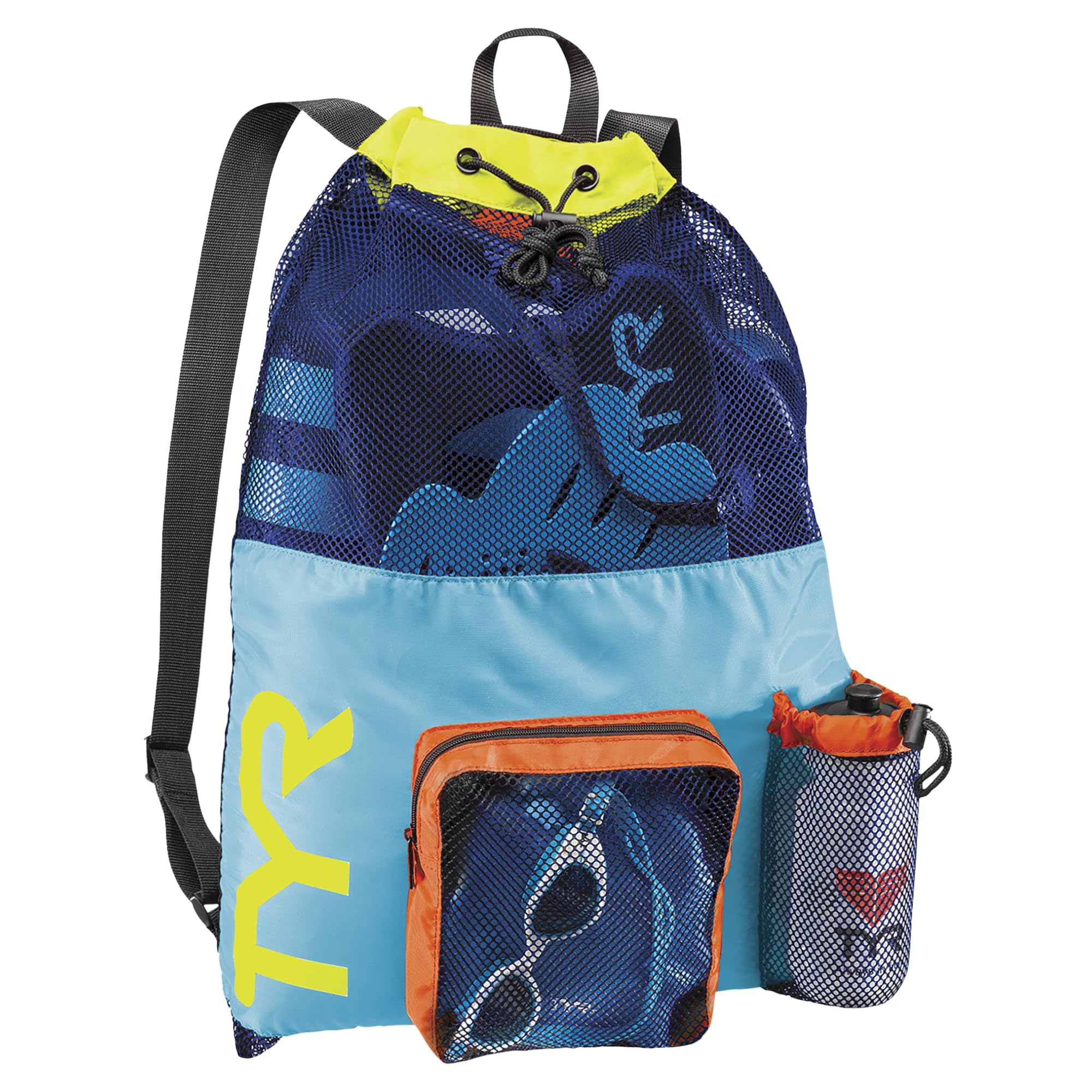 TYR Big Mesh Mummy Sacca a Rete per Piscina Unisex - Adulto (Pacco da 1)