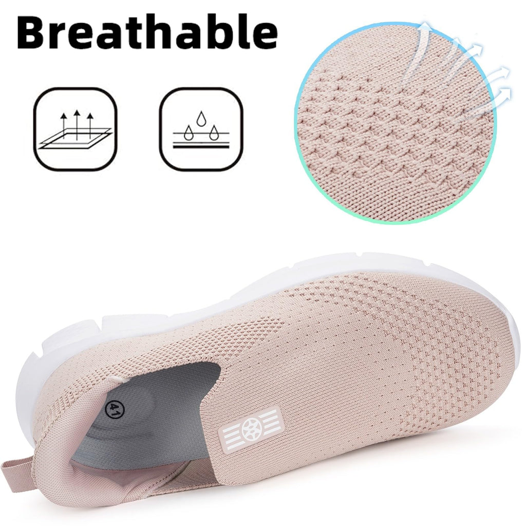 Knit Sneaker Donna Uomo Slips in Scarpe da Camminata da Ginnastica Corsa Sportive Passeggio Casual e Comode 36-46