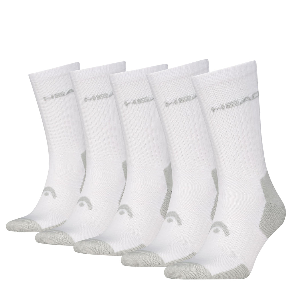 HEAD Tennis Calzini Crew Unisex - Adulto (Pacco da 5)