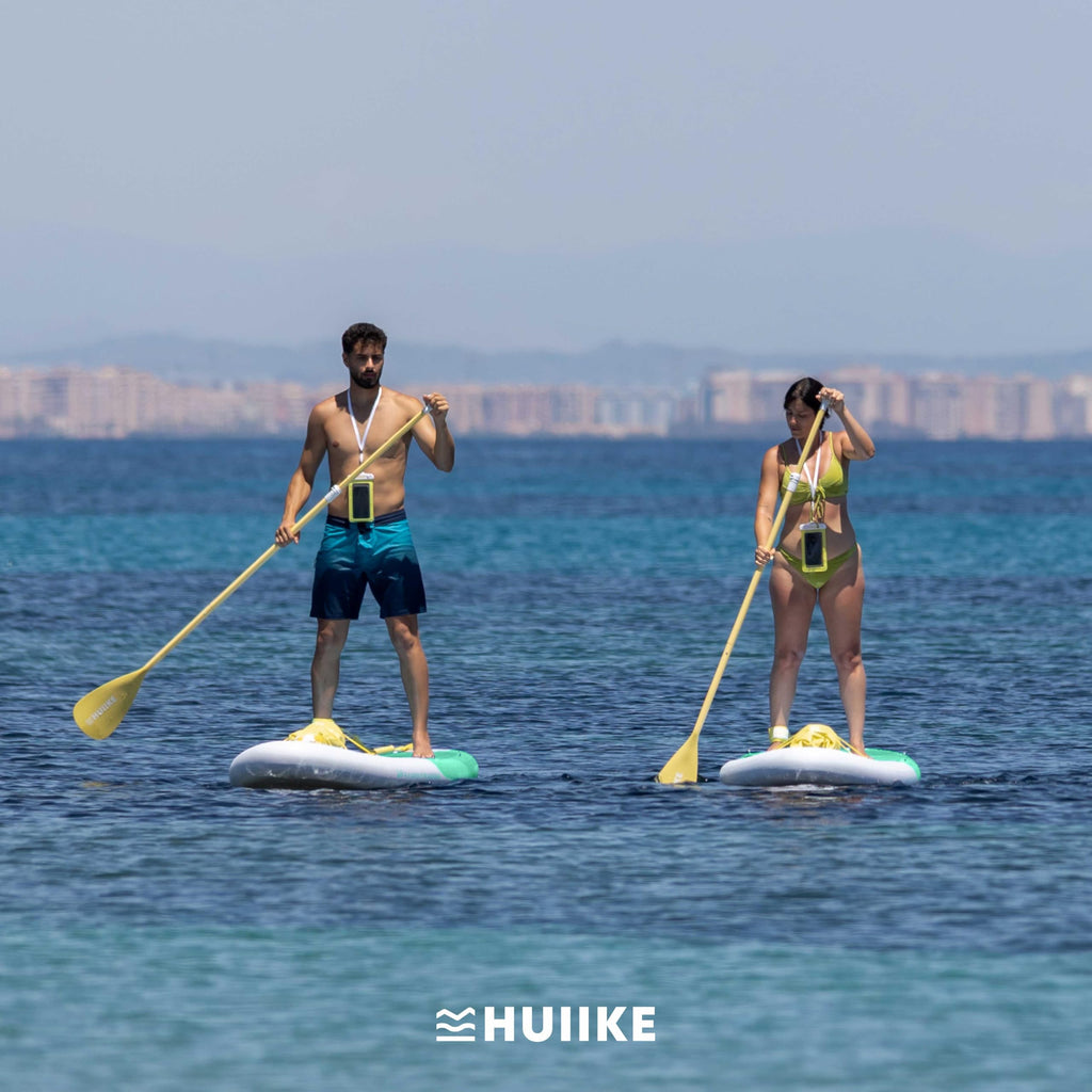 HUIIKE Tavola Sup Gonfiabile Adulti con Accessori Inclusi, Pagaia, Pinne, Pompa. Stand Up Paddle Board con Grande Stabilità e Resistenza. 305 x 84 x 15 cm, Carico Massimo 130 kg