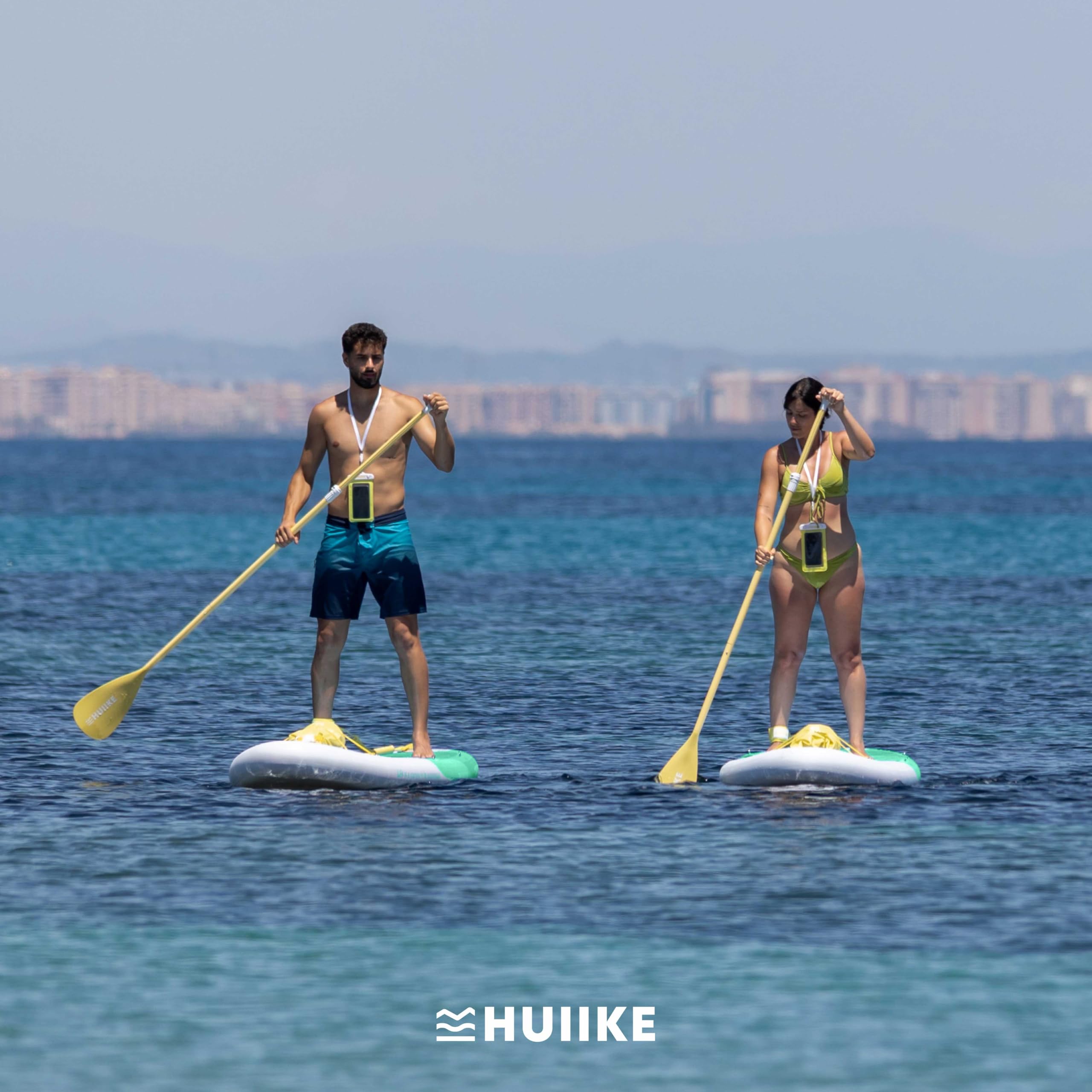 HUIIKE Tavola Sup Gonfiabile Adulti con Accessori Inclusi, Pagaia, Pinne, Pompa. Stand Up Paddle Board con Grande Stabilità e Resistenza. 305 x 84 x 15 cm, Carico Massimo 130 kg