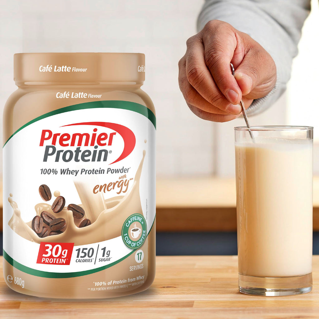 Premier Protein - Whey 100% Proteine in polvere - Café Latte - 680g