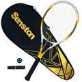 Senston Racchetta da Tennis da 27'', Racchette Tennis con Borsa, Grip da Tennis, Smorzatore di Vibrazioni, Presa e Controllo Eccellenti