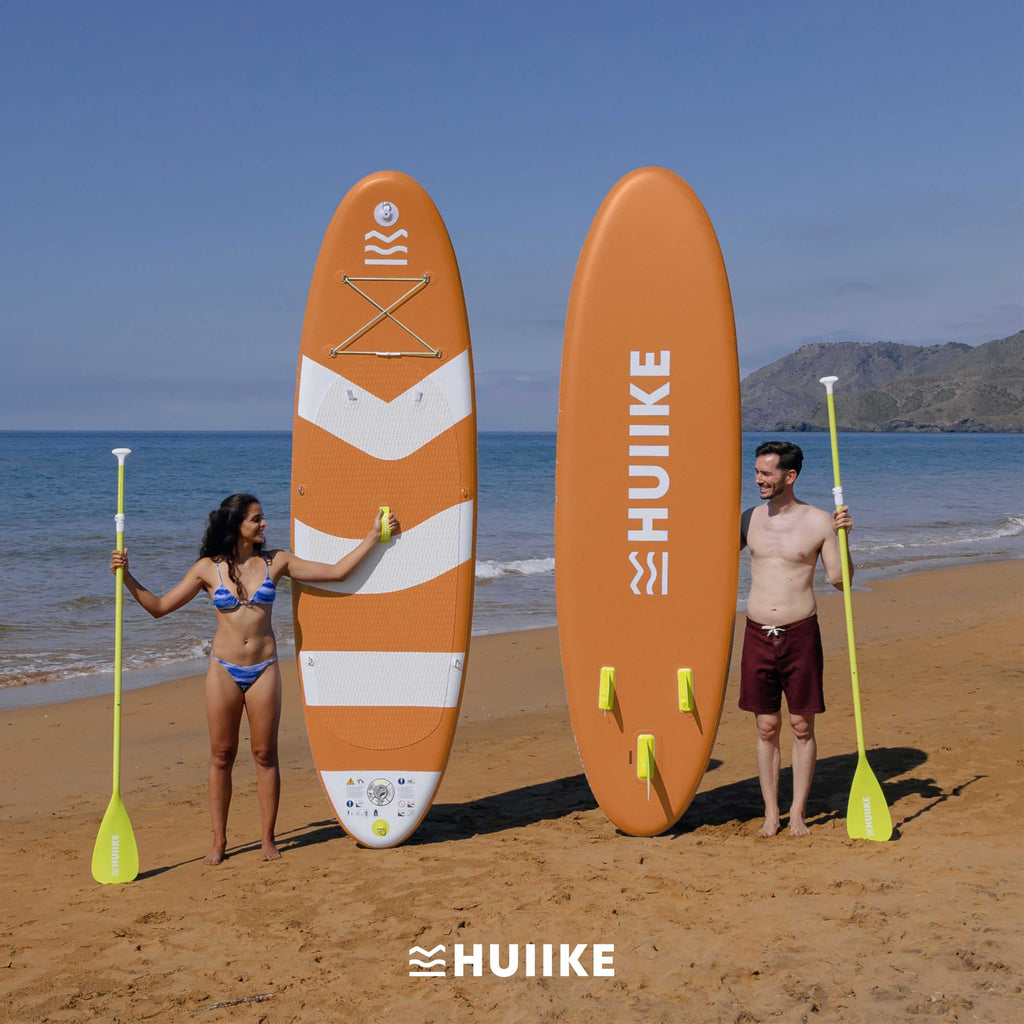 HUIIKE Tavola Sup Gonfiabile Adulti con Accessori Inclusi, Pagaia, Pinne, Pompa. Stand Up Paddle Board con Grande Stabilità e Resistenza. 305 x 84 x 15 cm, Carico Massimo 130 kg