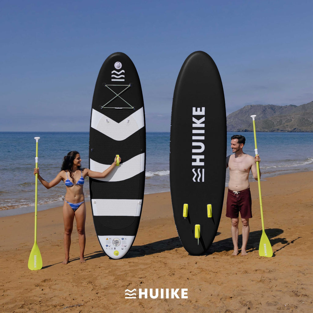 HUIIKE Tavola Sup Gonfiabile Adulti con Accessori Inclusi, Pagaia, Pinne, Pompa. Stand Up Paddle Board con Grande Stabilità e Resistenza. 305 x 84 x 15 cm, Carico Massimo 130 kg