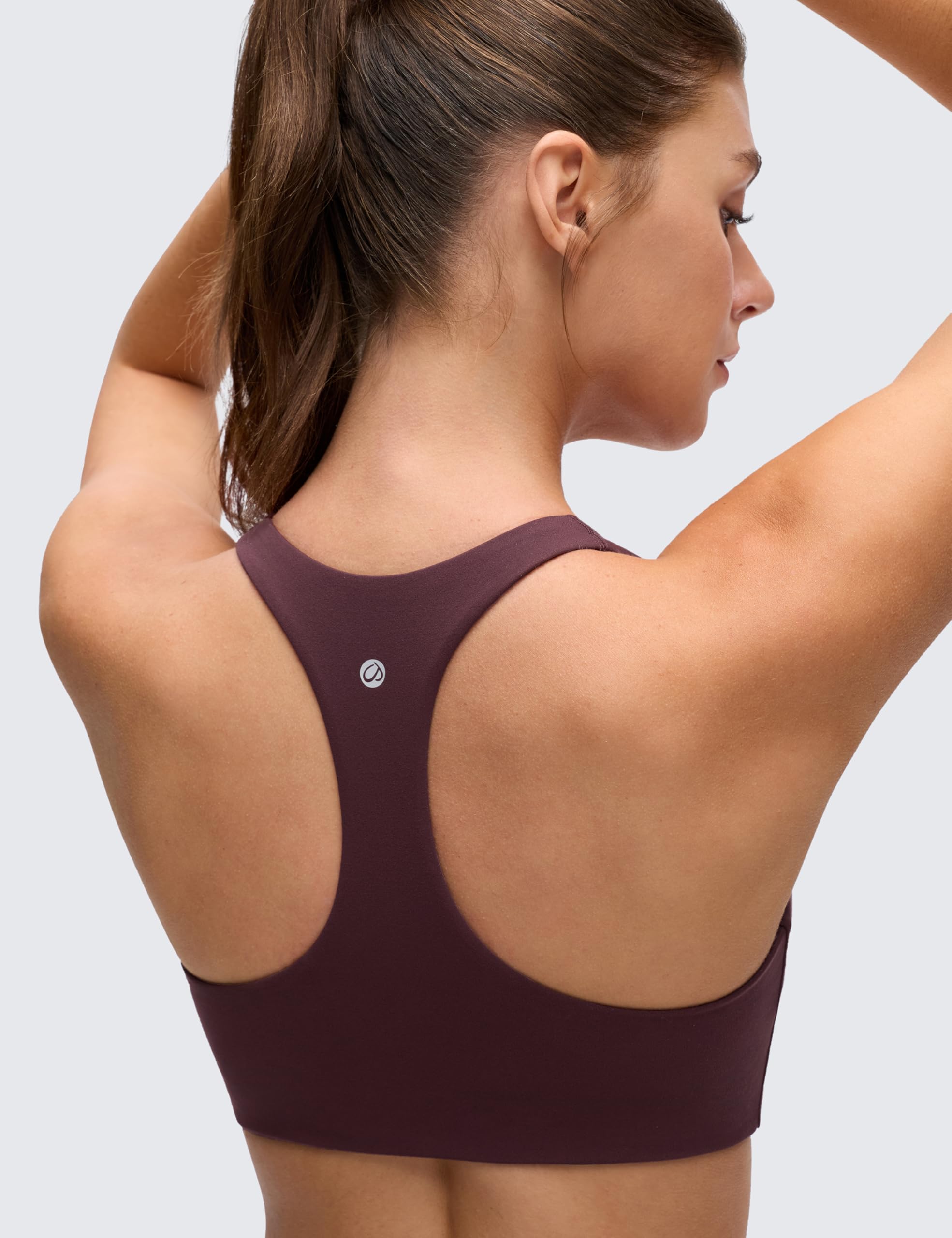 CRZ YOGA Butterluxe Donna V Collo Sportivo Reggiseni di Sostegno Racerback Imbottito Yoga Top