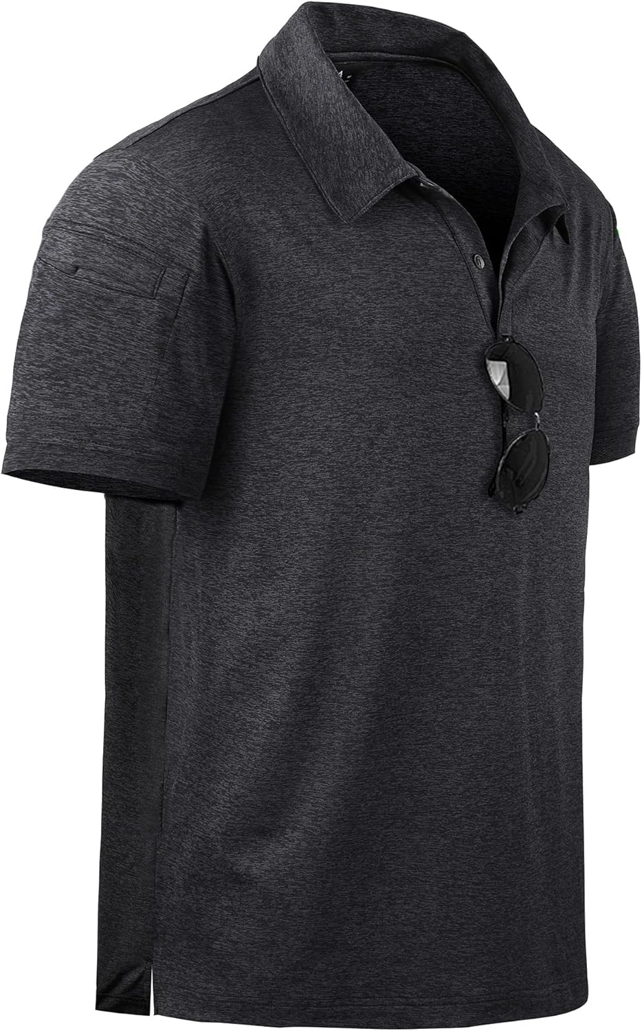 geeksport Polo Uomo Manica Corta Outdoor Casual ad Asciugatura Rapida Sportiva Traspirante Golf T-Shirt