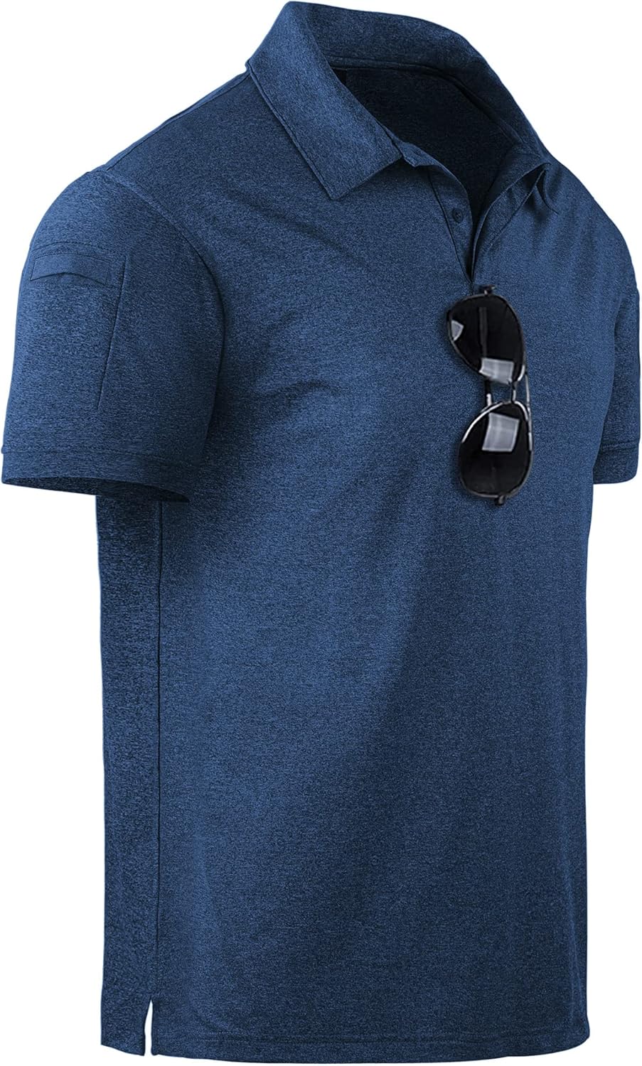 geeksport Polo Uomo Manica Corta Outdoor Casual ad Asciugatura Rapida Sportiva Traspirante Golf T-Shirt