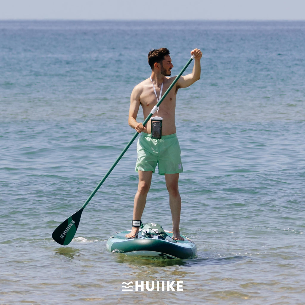 HUIIKE Tavola Sup Gonfiabile Adulti con Accessori Inclusi, Pagaia, Pinne, Pompa. Stand Up Paddle Board con Grande Stabilità e Resistenza. 305 x 84 x 15 cm, Carico Massimo 130 kg