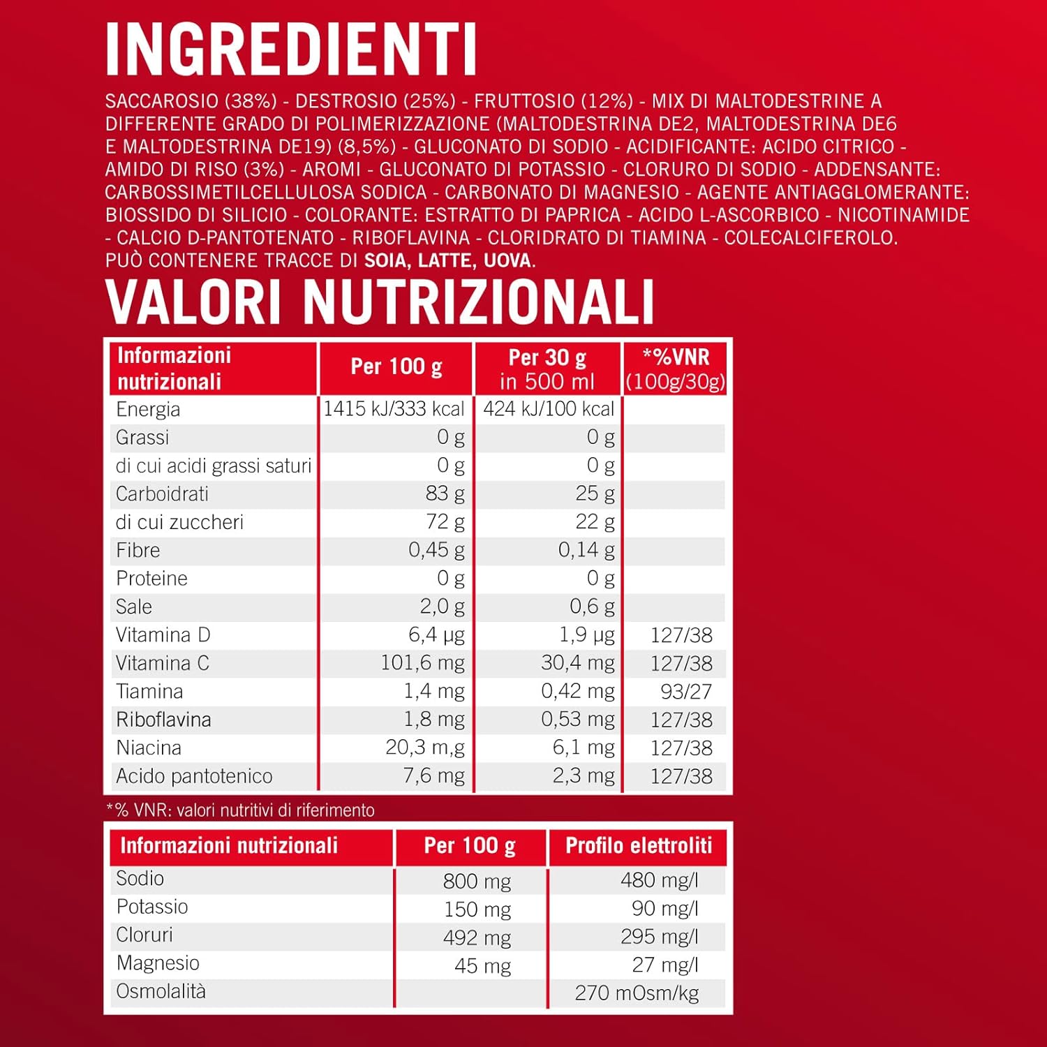 Enervit, Isotonic Drink Arancia, Bevanda Reidratante, Per Reidratarsi Durante Sforzi Prolungati, Riduce la Stanchezza, 25g di Carboidrati a Porzione, Gusto Arancia, Barattolo da 420g