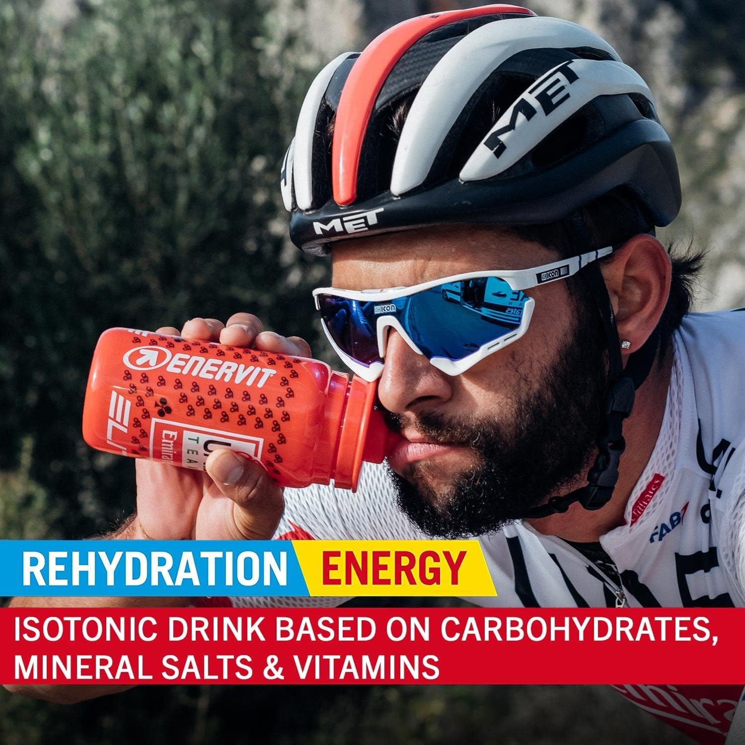 Enervit, Isotonic Drink Arancia, Bevanda Reidratante, Per Reidratarsi Durante Sforzi Prolungati, Riduce la Stanchezza, 25g di Carboidrati a Porzione, Gusto Arancia, Barattolo da 420g