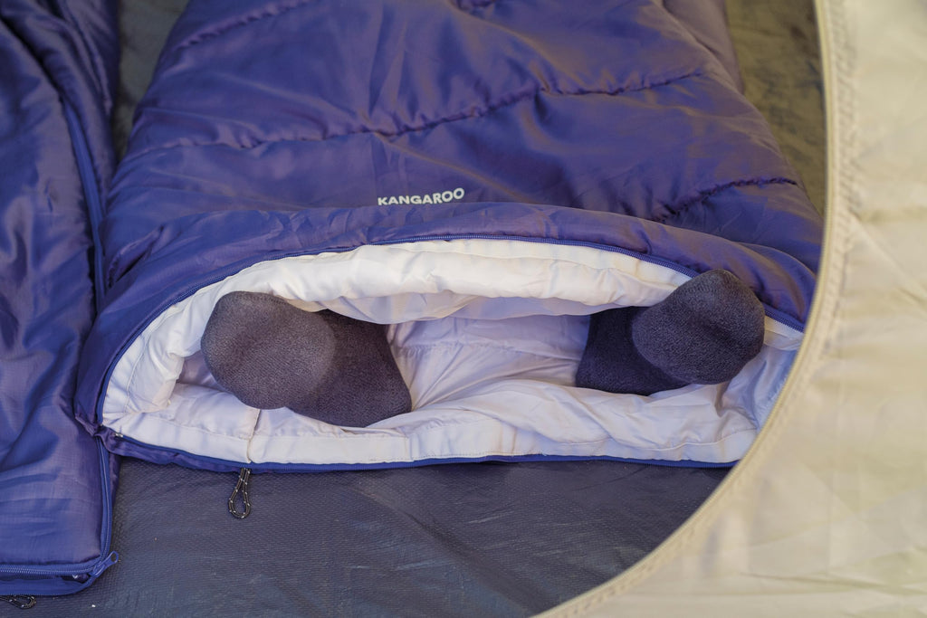 Kangaroo Square, Sacco Letto Unisex Adulto, Blu, Taglia Unica
