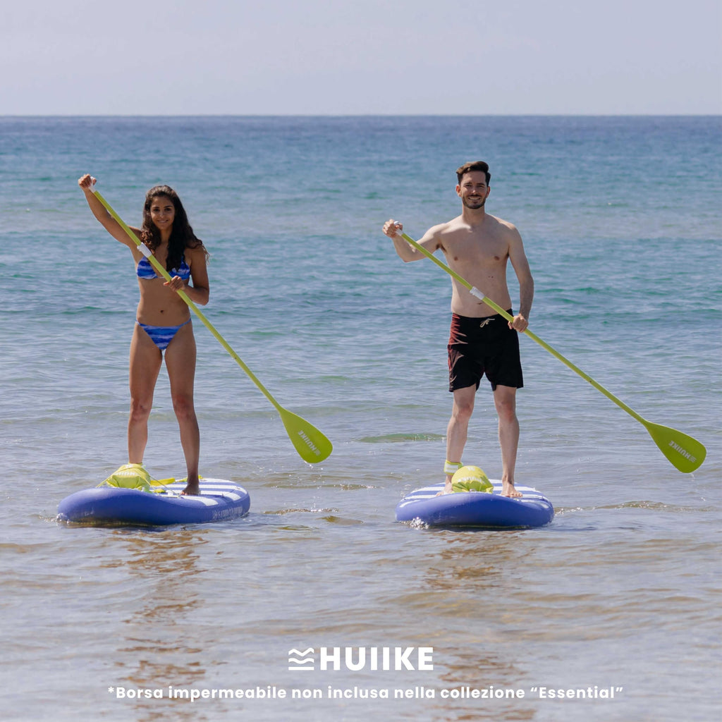 HUIIKE Tavola Sup Gonfiabile Adulti con Accessori Inclusi, Pagaia, Pinne, Pompa. Stand Up Paddle Board con Grande Stabilità e Resistenza. 305 x 84 x 15 cm, Carico Massimo 130 kg
