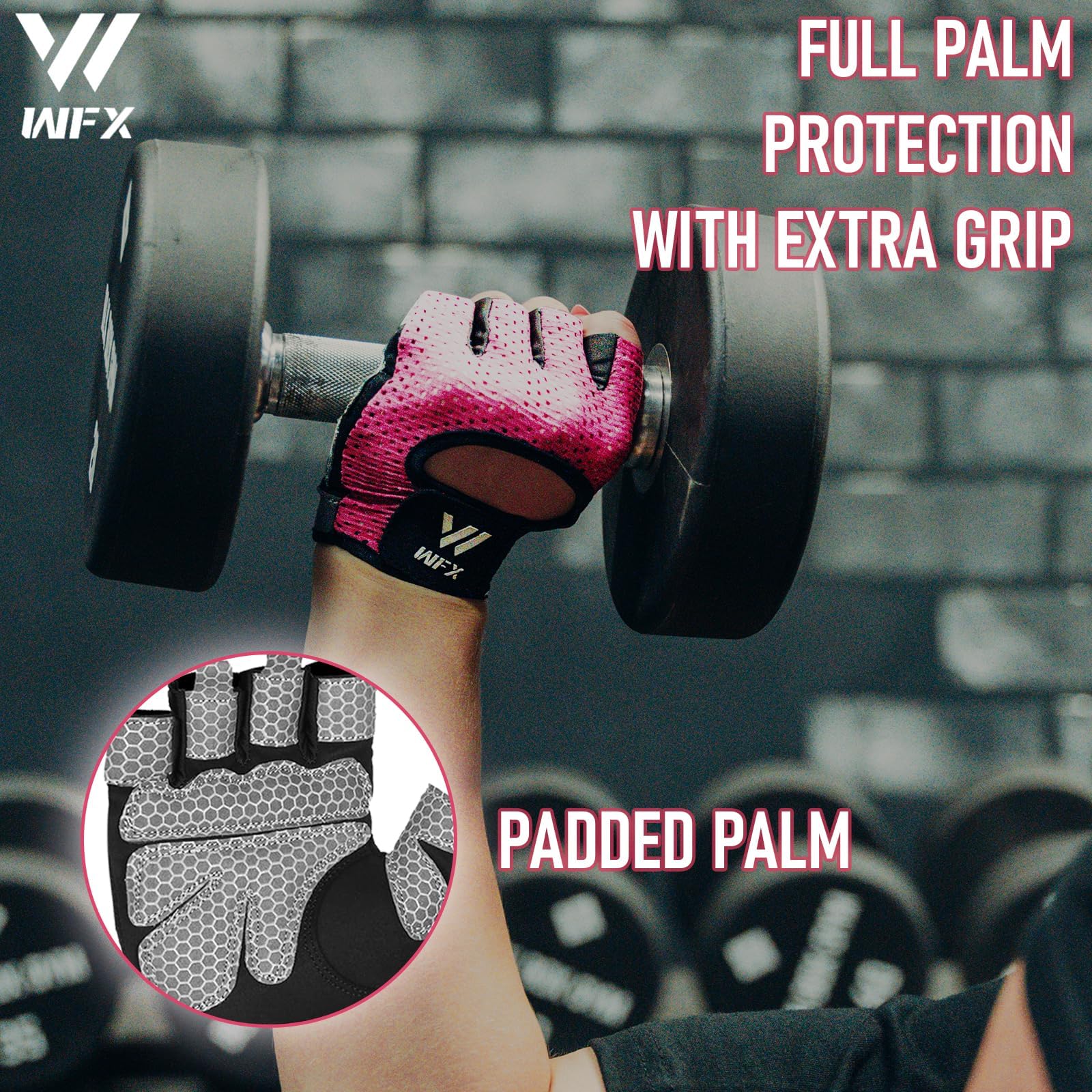WESTWOOD FOX Guanti da fitness traspiranti e antiscivolo, per uomo e donna, per sollevamento pesi, bodybuilding, palestra, crossfit, allenamento con i pesi