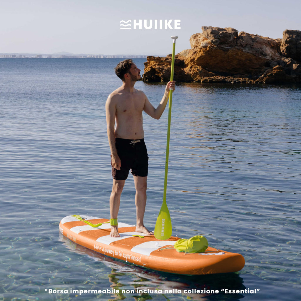 HUIIKE Tavola Sup Gonfiabile Adulti con Accessori Inclusi, Pagaia, Pinne, Pompa. Stand Up Paddle Board con Grande Stabilità e Resistenza. 305 x 84 x 15 cm, Carico Massimo 130 kg