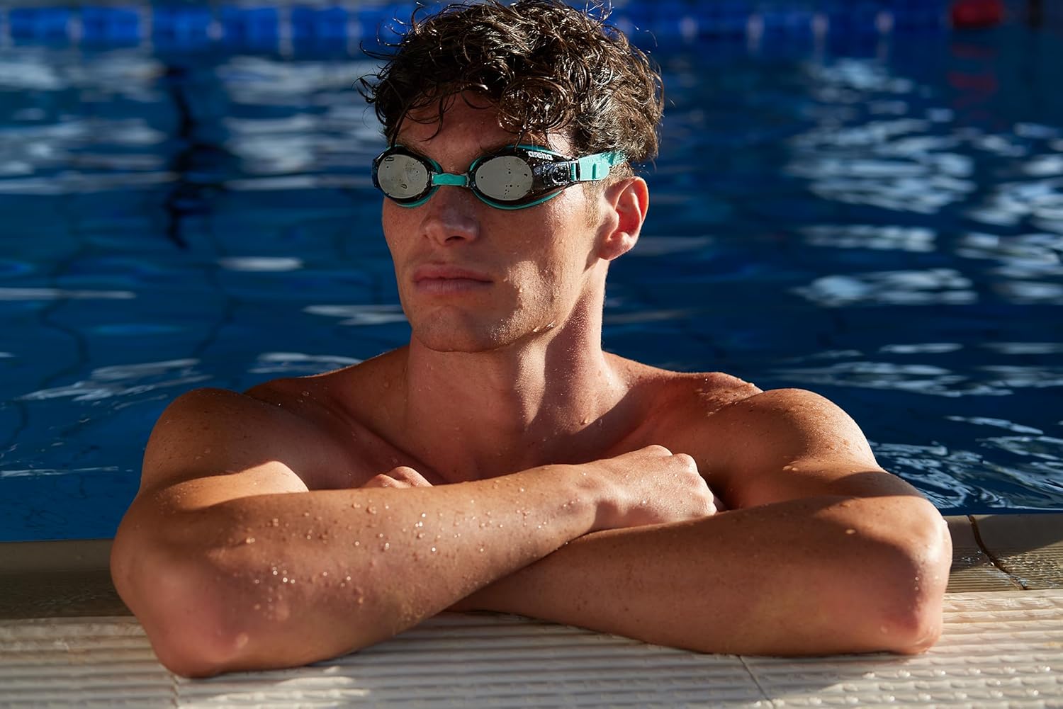Arena Zoom X-Fit Occhialini Nuoto Anti-Appannamento Unisex Adulto, Occhialini Piscina con Ampie Lenti, Protezione UV, Ponte Nasale Regolabile, Guarnizioni in Silicone