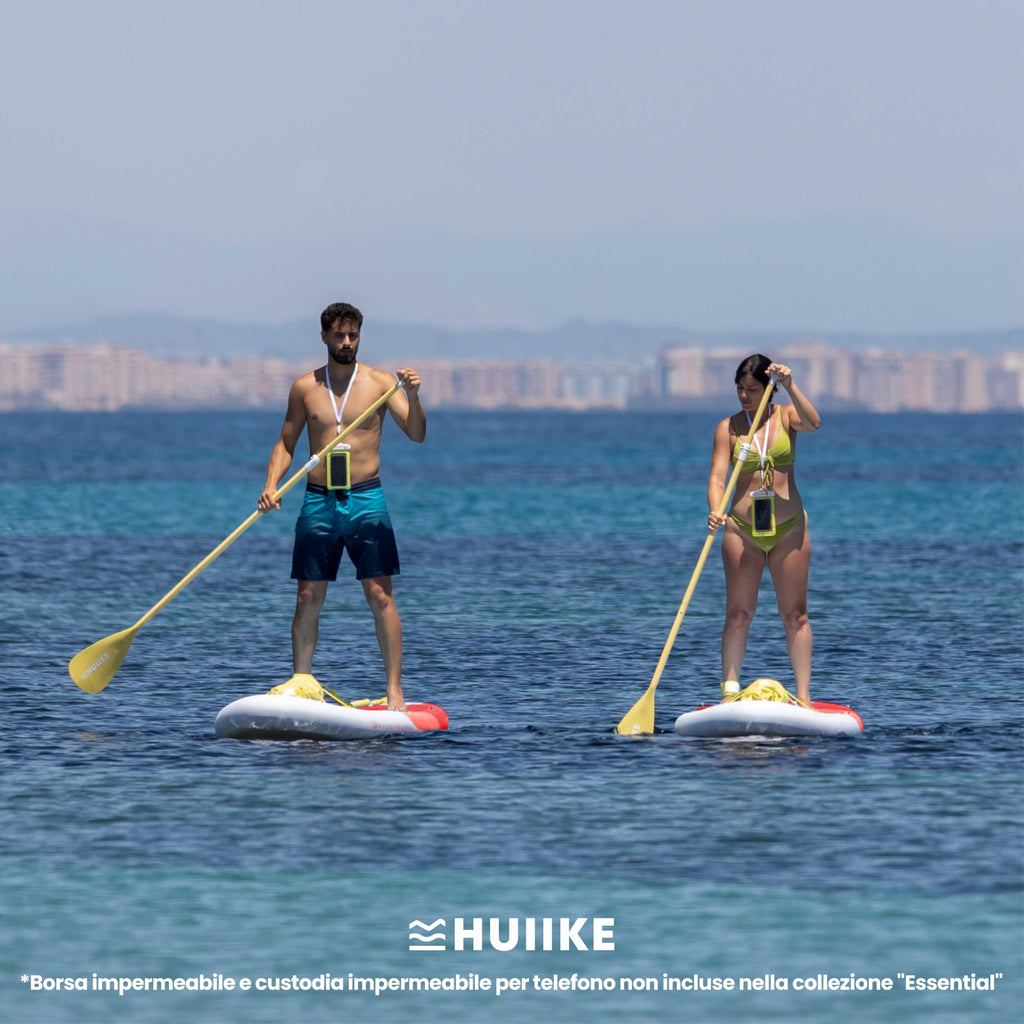 HUIIKE Tavola Sup Gonfiabile Adulti con Accessori Inclusi, Pagaia, Pinne, Pompa. Stand Up Paddle Board con Grande Stabilità e Resistenza. 305 x 84 x 15 cm, Carico Massimo 130 kg