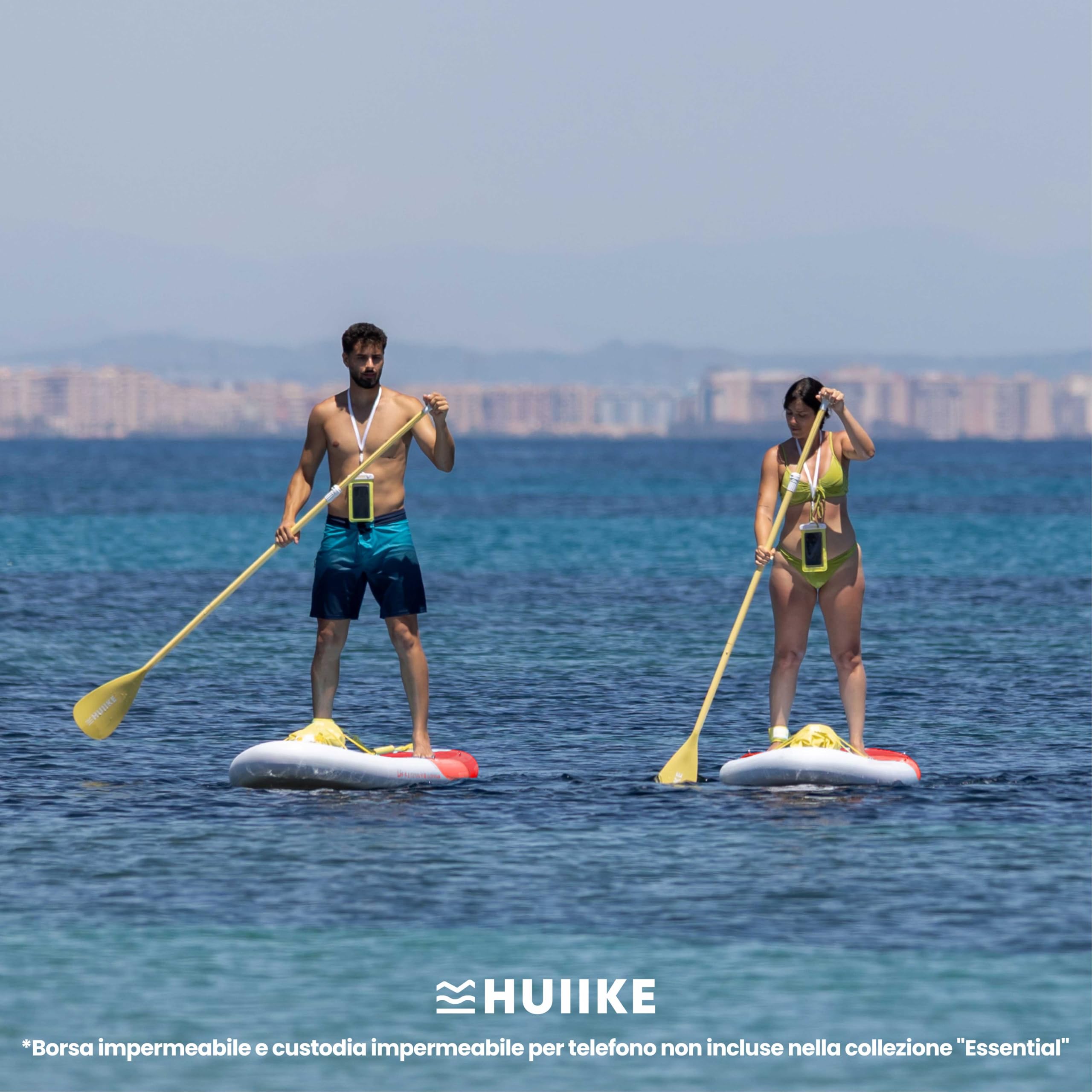 HUIIKE Tavola Sup Gonfiabile Adulti con Accessori Inclusi, Pagaia, Pinne, Pompa. Stand Up Paddle Board con Grande Stabilità e Resistenza. 305 x 84 x 15 cm, Carico Massimo 130 kg