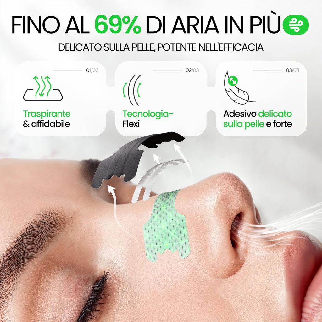 Ellicit Cerotti Nasali, 30 cerotti naso di qualità superiore, cerotti per non russare, tenuta extra per una migliore qualità del sonno, Alivia la congestione nasale, nasal strip [univ.] (Nero)