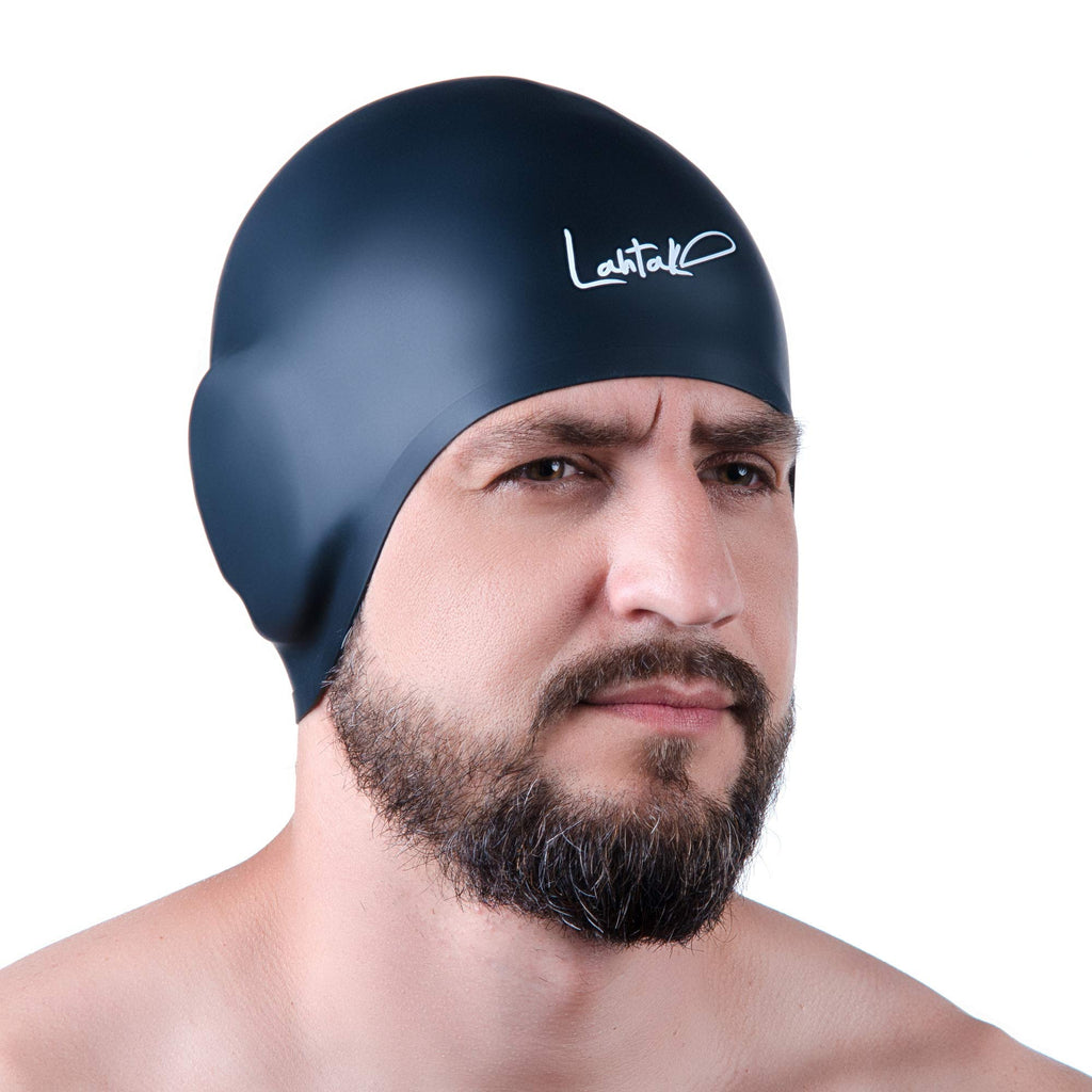 Cuffia da Nuoto per la Protezione delle Orecchie 3D - Cuffia Piscina Donna Uomo - Cuffia Nuoto Silicone Impermeabile - Cuffia Doccia Donna - Cuffia Piscina Capelli Lunghi e Corti