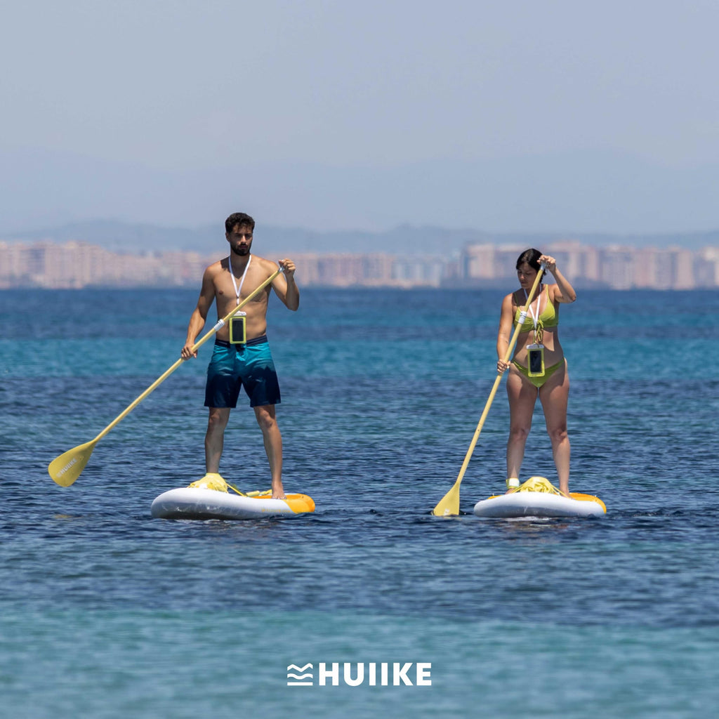 HUIIKE Tavola Sup Gonfiabile Adulti con Accessori Inclusi, Pagaia, Pinne, Pompa. Stand Up Paddle Board con Grande Stabilità e Resistenza. 305 x 84 x 15 cm, Carico Massimo 130 kg