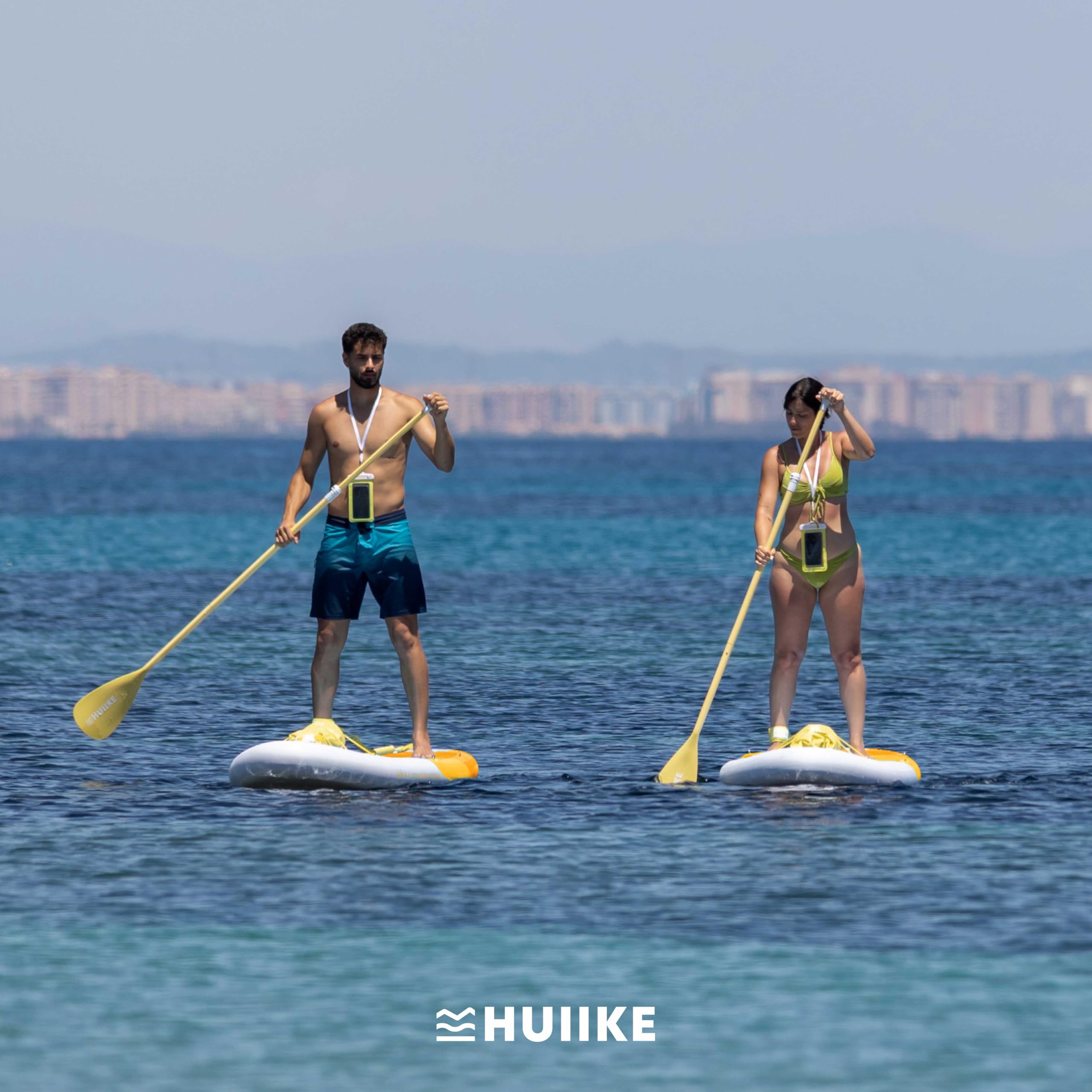 HUIIKE Tavola Sup Gonfiabile Adulti con Accessori Inclusi, Pagaia, Pinne, Pompa. Stand Up Paddle Board con Grande Stabilità e Resistenza. 305 x 84 x 15 cm, Carico Massimo 130 kg
