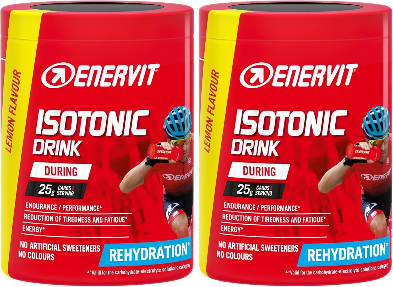 Enervit, Isotonic Drink Arancia, Bevanda Reidratante, Per Reidratarsi Durante Sforzi Prolungati, Riduce la Stanchezza, 25g di Carboidrati a Porzione, Gusto Arancia, Barattolo da 420g