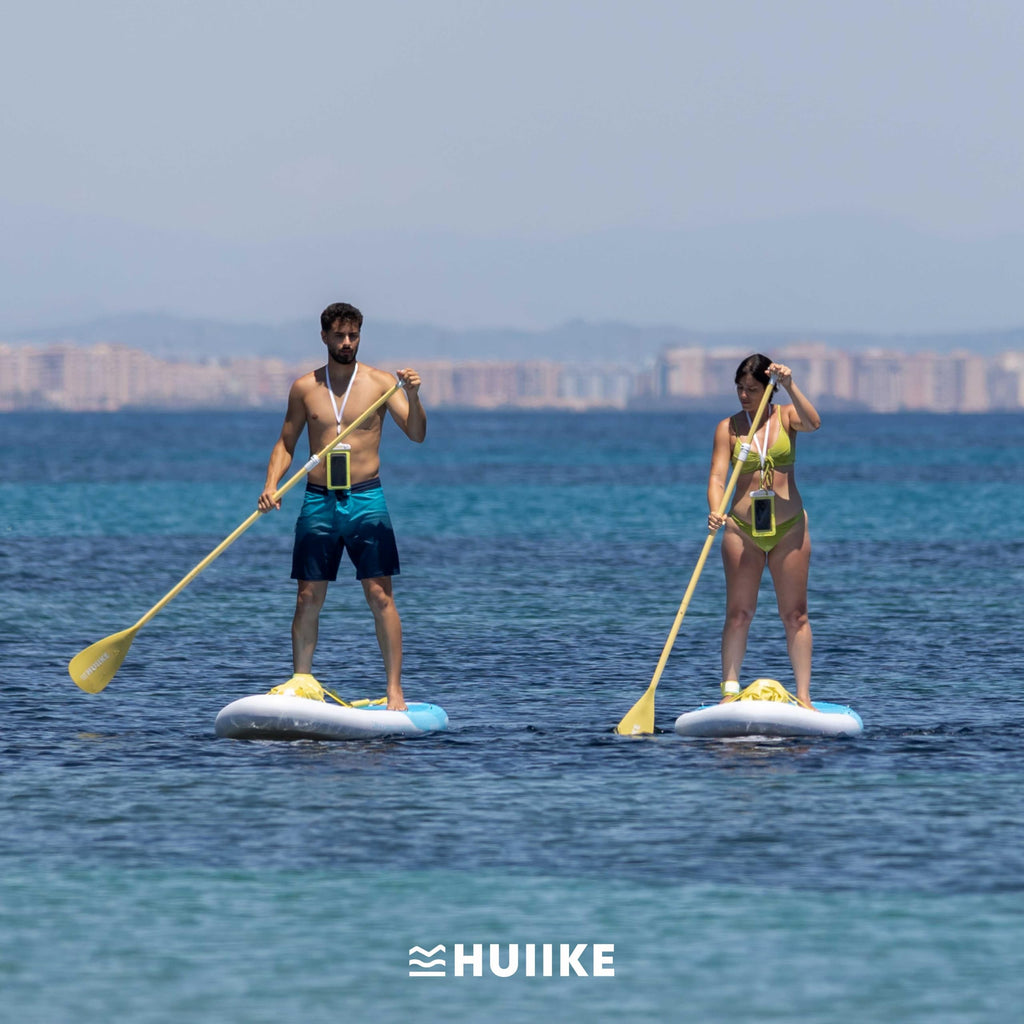 HUIIKE Tavola Sup Gonfiabile Adulti con Accessori Inclusi, Pagaia, Pinne, Pompa. Stand Up Paddle Board con Grande Stabilità e Resistenza. 305 x 84 x 15 cm, Carico Massimo 130 kg