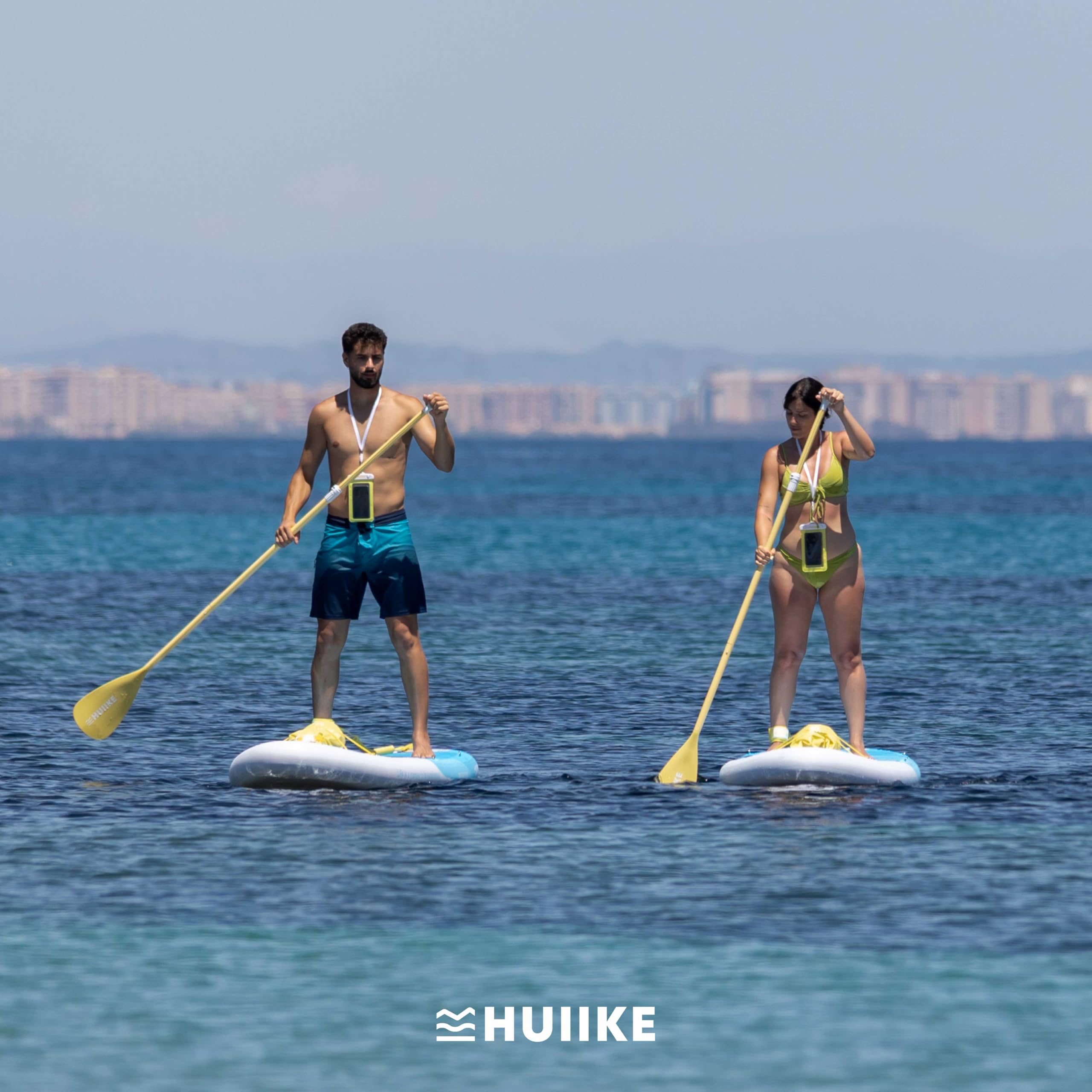 HUIIKE Tavola Sup Gonfiabile Adulti con Accessori Inclusi, Pagaia, Pinne, Pompa. Stand Up Paddle Board con Grande Stabilità e Resistenza. 305 x 84 x 15 cm, Carico Massimo 130 kg