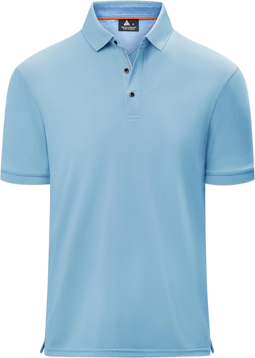 geeksport Polo Uomo Manica Corta Outdoor Casual ad Asciugatura Rapida Sportiva Traspirante Golf T-Shirt