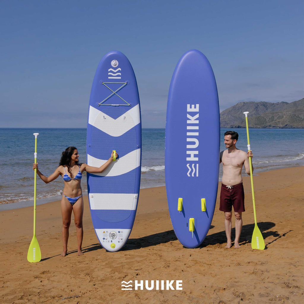 HUIIKE Tavola Sup Gonfiabile Adulti con Accessori Inclusi, Pagaia, Pinne, Pompa. Stand Up Paddle Board con Grande Stabilità e Resistenza. 305 x 84 x 15 cm, Carico Massimo 130 kg